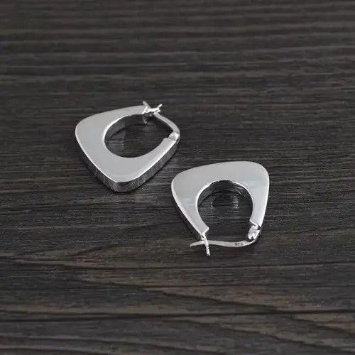 VIBE S925 pure silver earrings and Tremella nails Size ONE SIZE - 2 Thumbnail