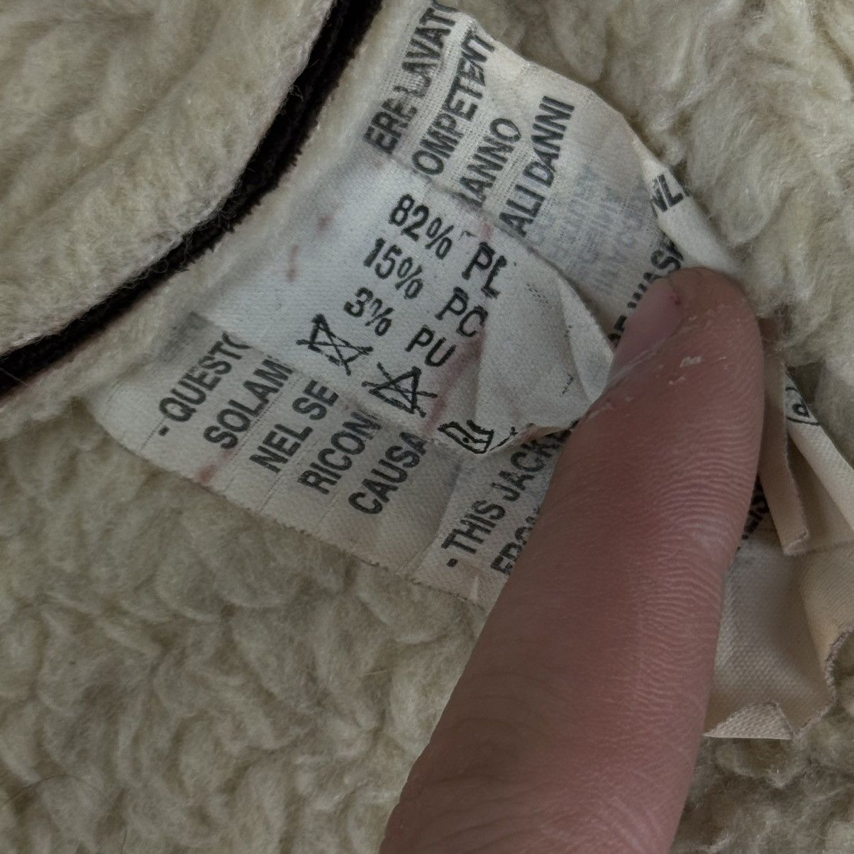 Iceberg Iceberg Vintage 00s Suede Fur Trim Coat / Y2K Aesthetic Size XL / US 12-14 / IT 48-50 - 13 Thumbnail