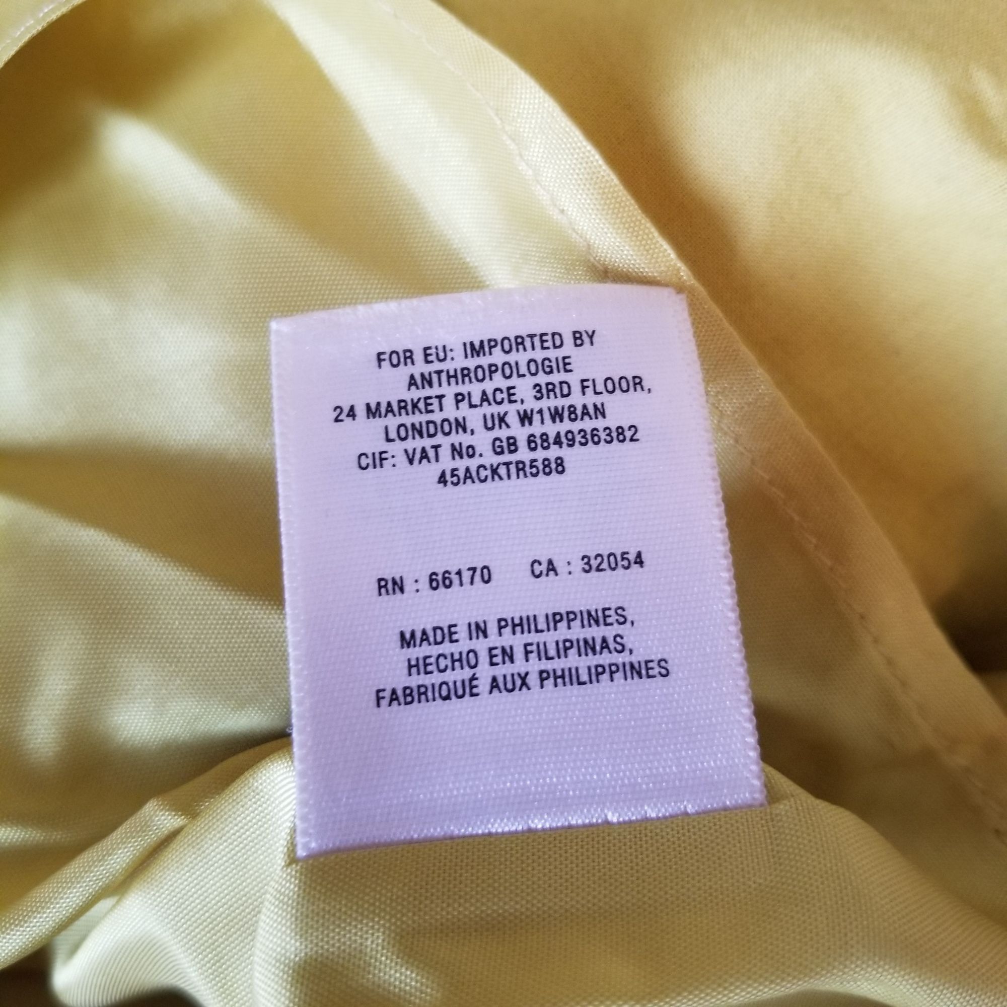 Anthropologie Anthropologie HD in Paris 6 Lemon Yellow Petal Skirt Mini Qu Size 28" / US 6 / IT 42 - 7 Thumbnail