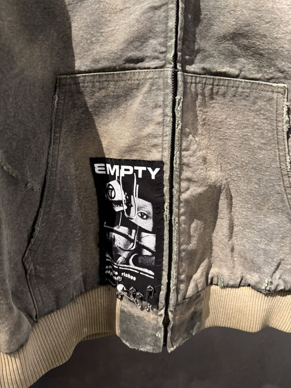 Enfants Riches Deprimes ENFANTS RICHES DEPRIMES WAR STARTED HOODED WORK JACKET Size US L / EU 52-54 / 3 - 3 Thumbnail
