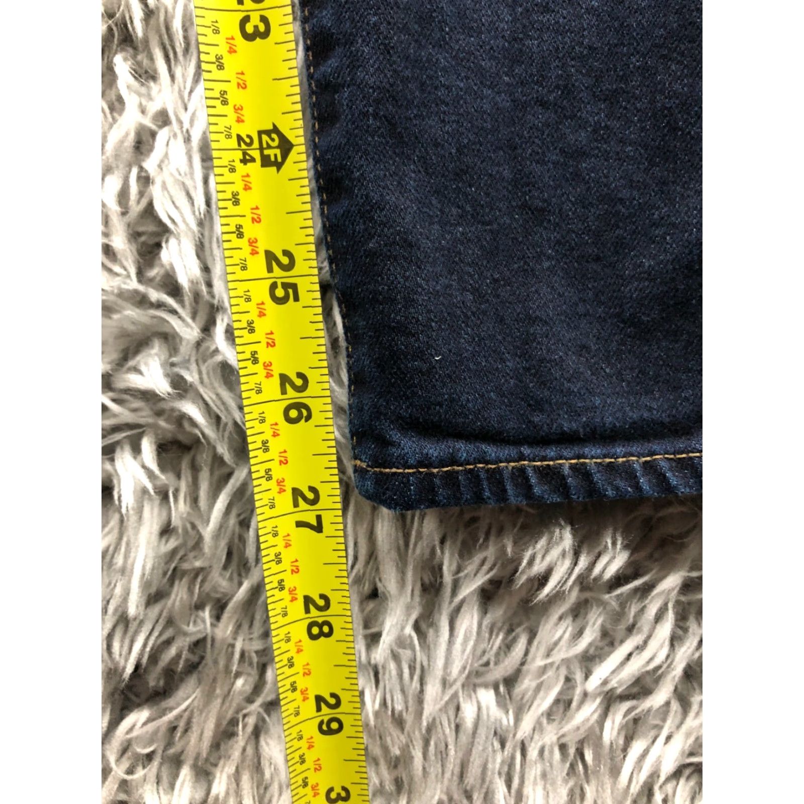 Gap Gap 1969 Jeans Skinny Denim Dark Wash Blue Size 28 Womens Regular Rise 5-Pocket Button Zipper Cotton Vintage: No (note: do not include N/A) Size 28" / US 6 / IT 42 - 3 Thumbnail