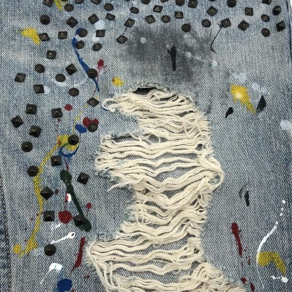 Number (N)ine Number nine 06ss Guns Hybrid Studs painter denim archive Size US 32 / EU 48 - 9 Thumbnail