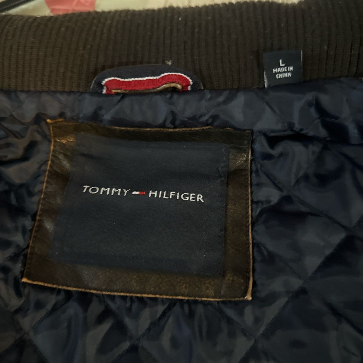 Tommy Hilfiger Tommy hillfiger leather bomber jacket Size US L / EU 52-54 / 3 - 3 Thumbnail