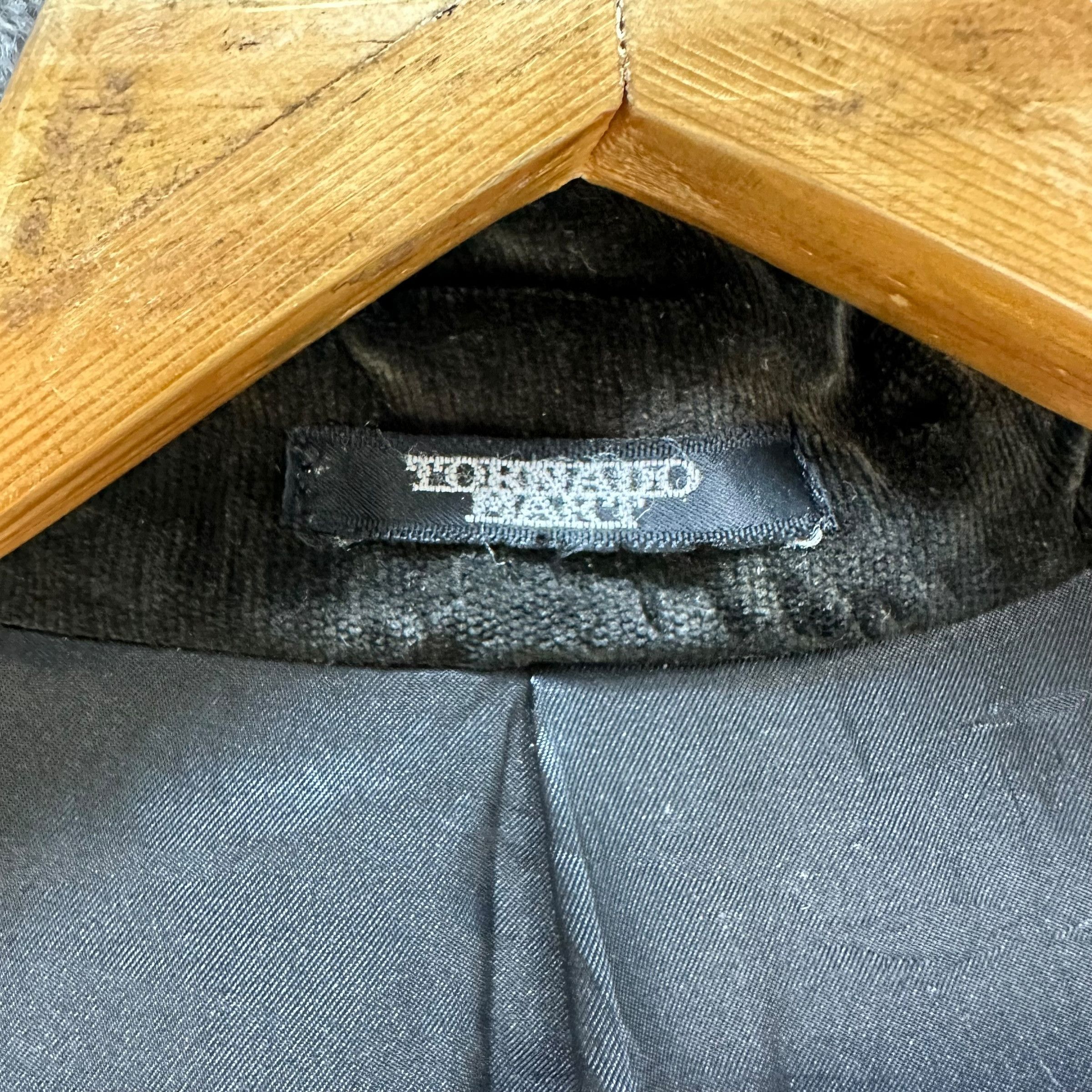 Tornado Mart TORNADO MART Black Velvet Jacket Avant Garde #A56-1292 Size US L / EU 52-54 / 3 - 8 Thumbnail