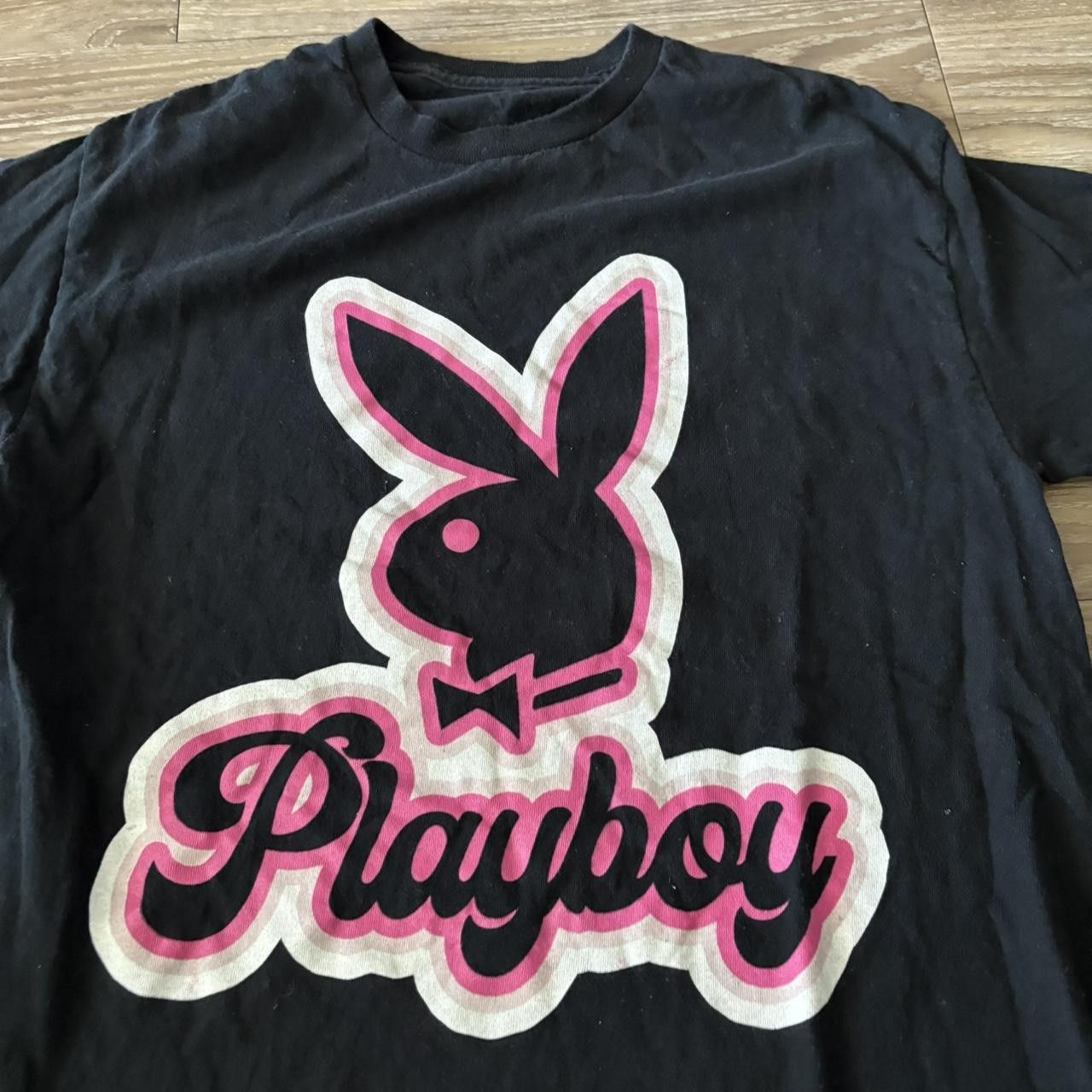 Playboy Crazy Vintage Y2K/2000s Black Playboy Streetwear Graphic Tee! Size S Size US S / EU 44-46 / 1 - 2 Thumbnail