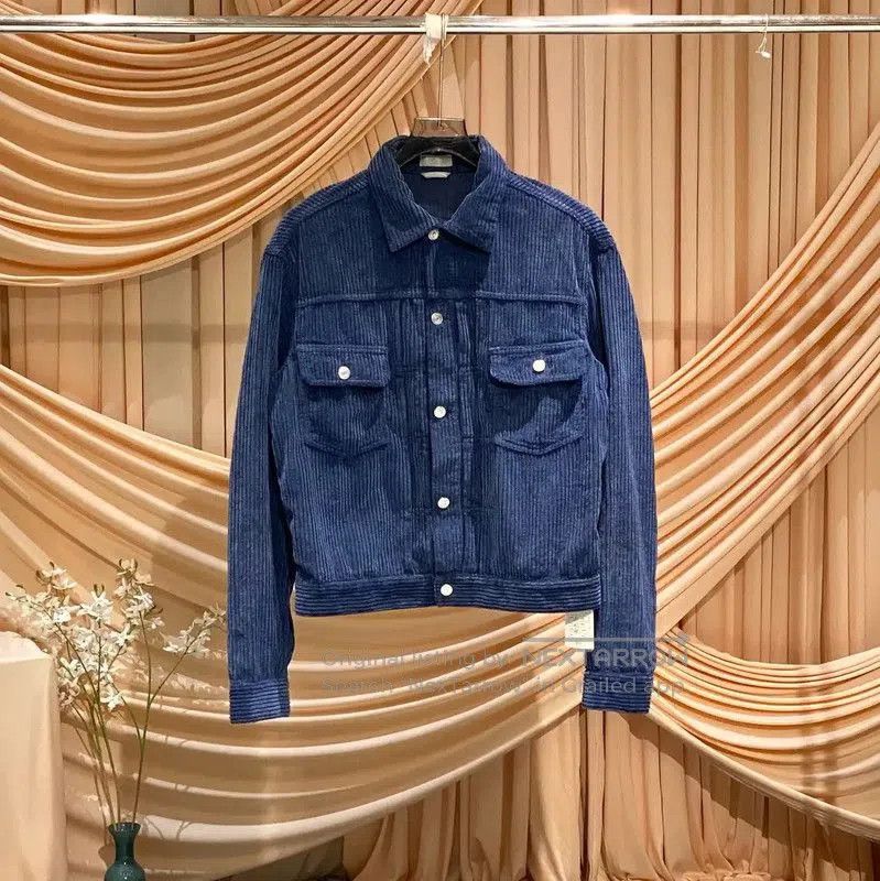 Dior Dior Blue Cotton Blend Men's Jacket . Size US M / EU 48-50 / 2 - 1 Thumbnail