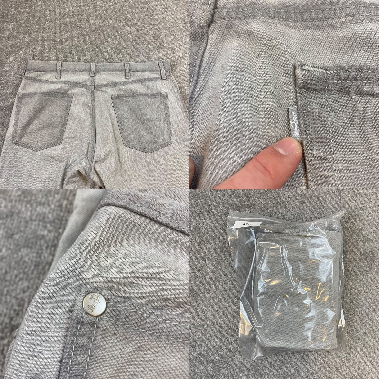 Levi's VTG Levi's Silver Tab Jeans Mens 38x29 Straight Light Gray Wash Skater Denim Y2K Mens Jeans Size US 38 / EU 54 - 9 Thumbnail