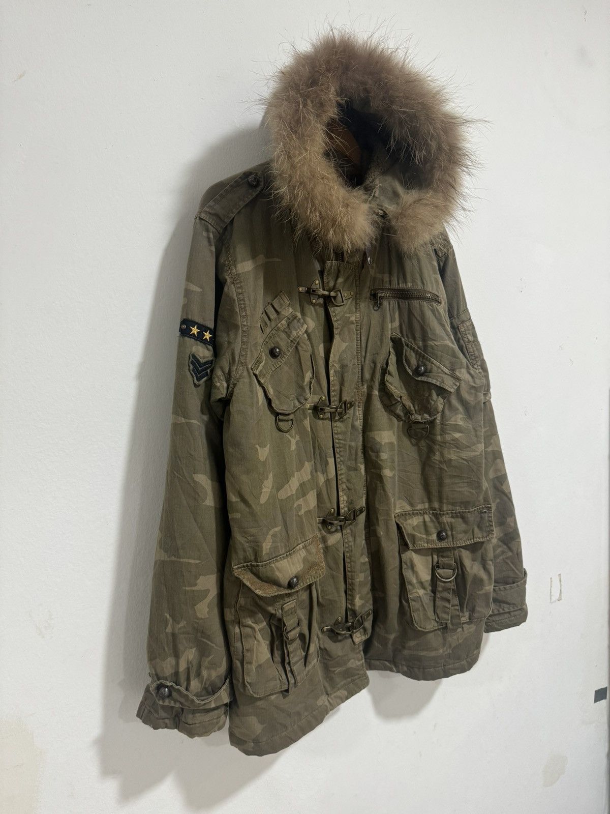 If Six Was Nine × Le Grande Bleu (L.G.B.) × Vintage Kissmark Japan Military Fur Hooded Lgb Style Jacket Size US L / EU 52-54 / 3 - 2 Thumbnail