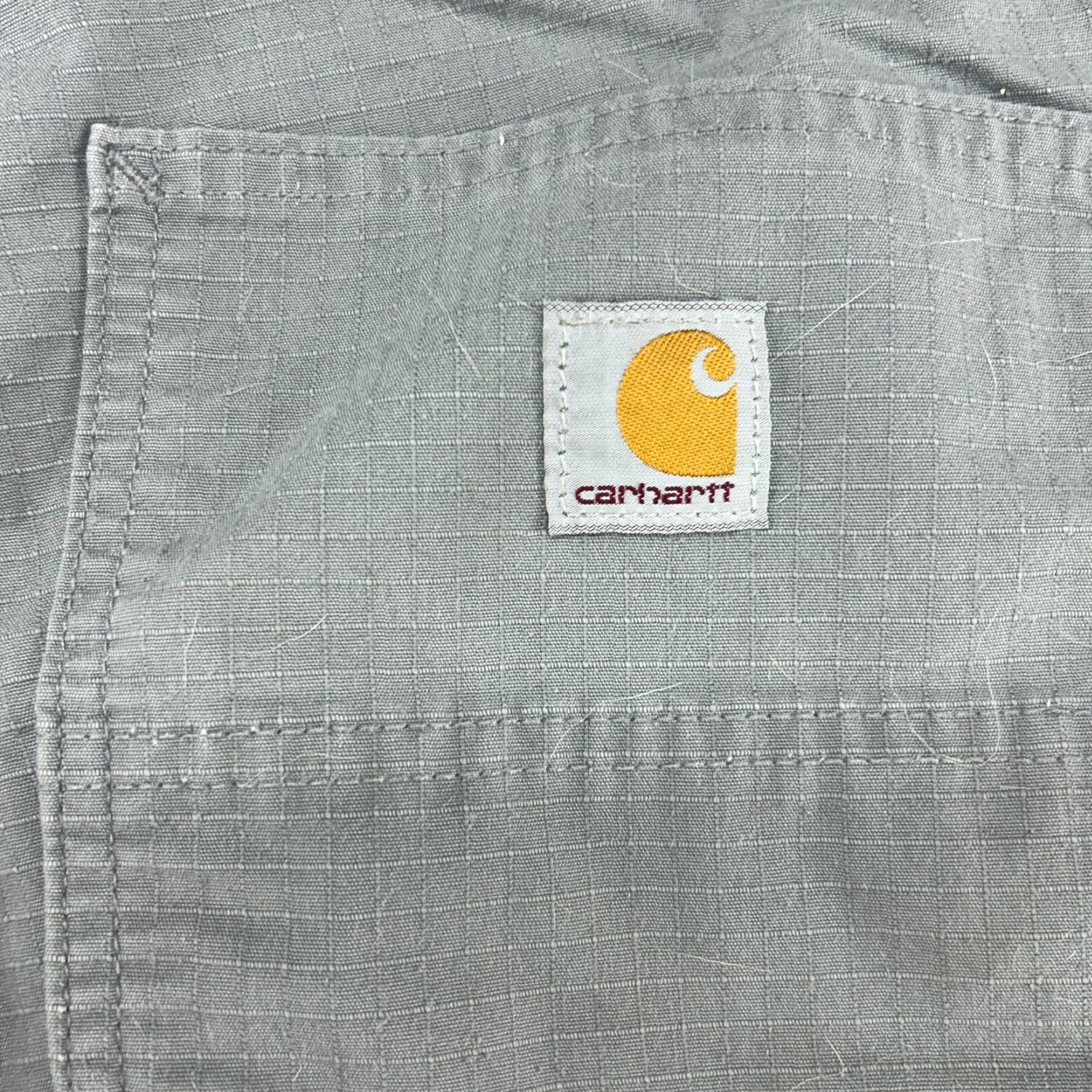 Carhartt Carhartt Shorts Mens 36 Gray Cargo Workwear Cotton Relaxed Fit Logo Ripstop Size US 36 / EU 52 - 2 Thumbnail