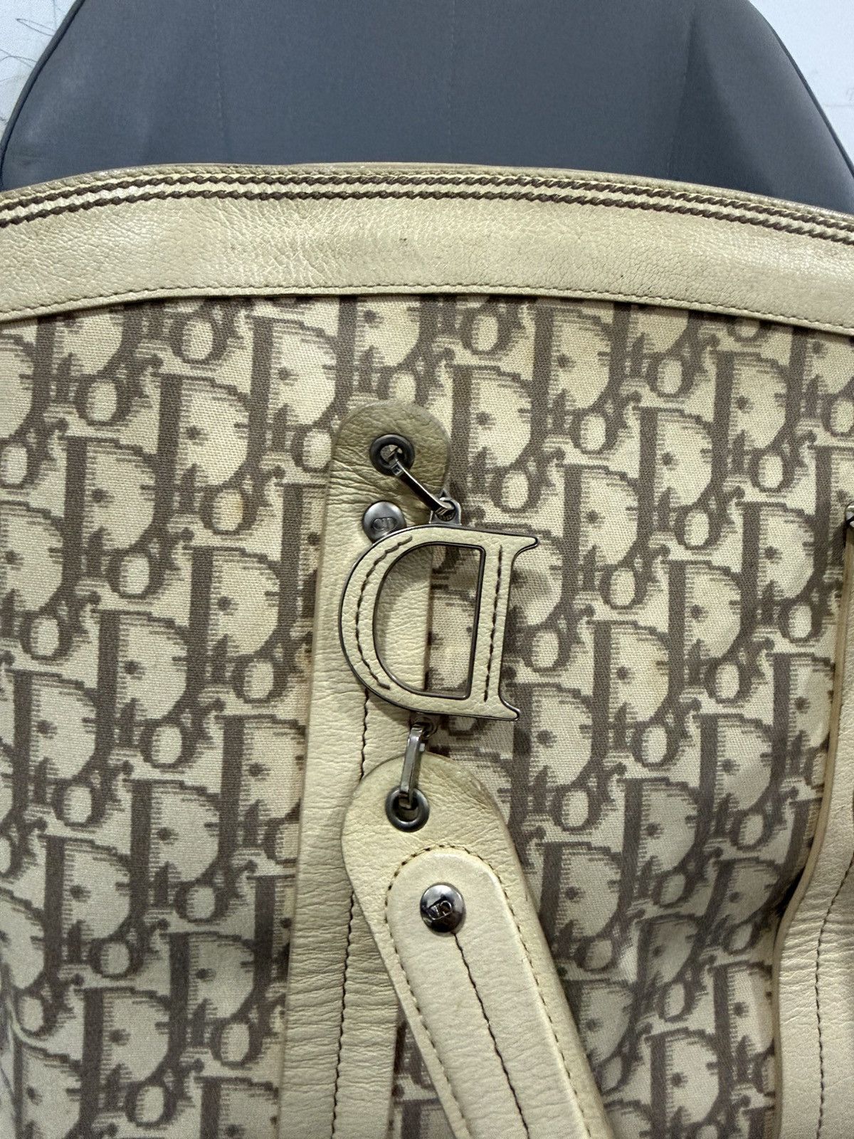 Christian Dior Monsieur Vintage Christian Dior Embroidery Floral Shoulder Tote Bag Size ONE SIZE - 11 Thumbnail