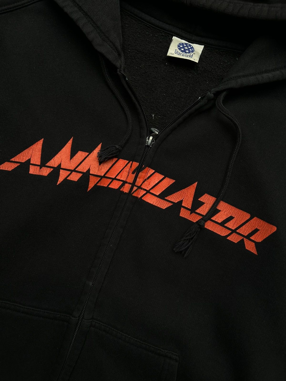 Vintage Annihilator Vintage ZipUp Thrash Metal Never Neverland Og 90 Size US L / EU 52-54 / 3 - 5 Thumbnail