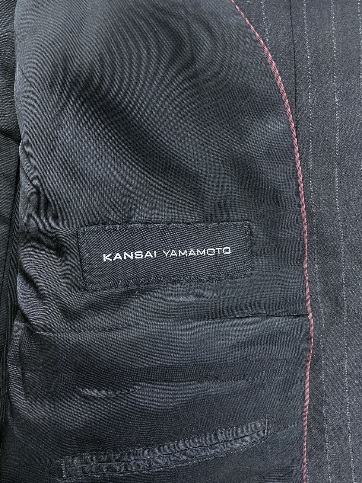 Japanese Brand × Kansai Yamamoto × Vintage Vintage Kansai Yamamoto Double Button Blazer Jacket Size US M / EU 48-50 / 2 - 10 Thumbnail