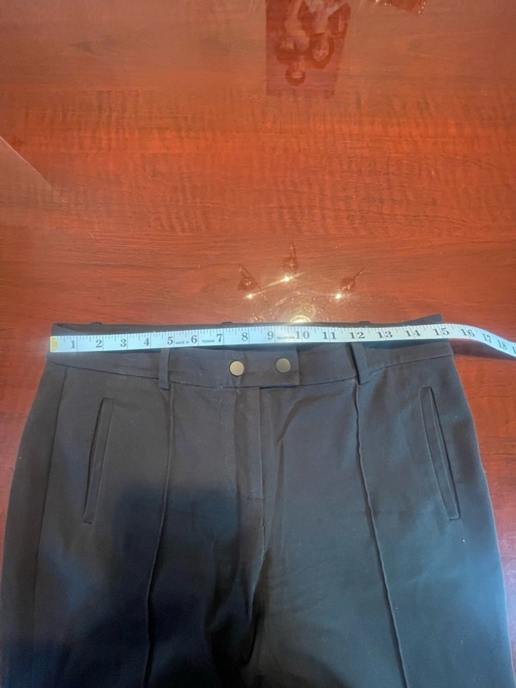 Ann Taylor Ann Taylor Petite Black Ankle Pants 6P Stretch Quiet Luxury Size 28" / US 6 / IT 42 - 7 Thumbnail