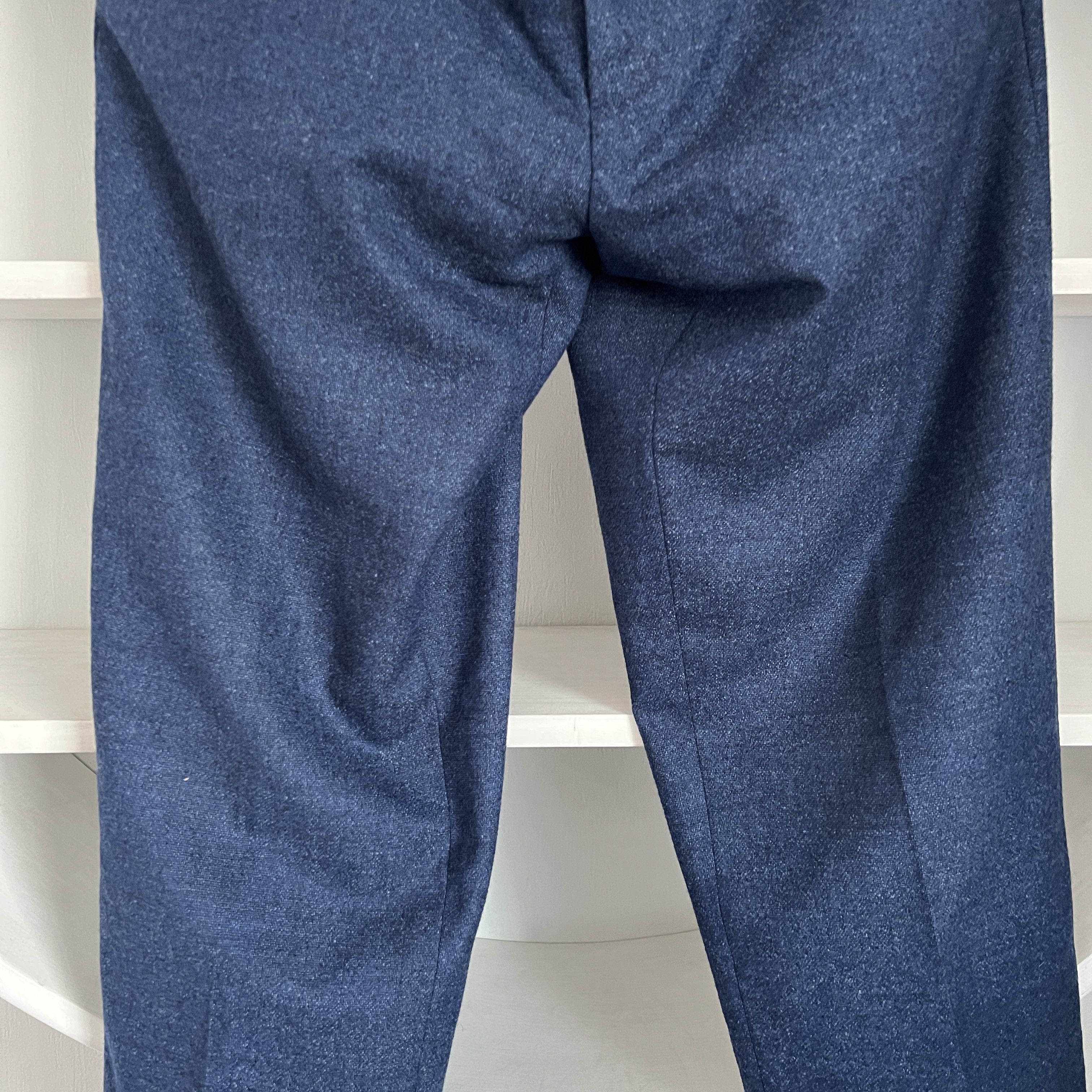 Suitsupply Men's SUITSUPPLY BRESCIA Wool Blue Suit Casual Pants Size 46 Size 46R - 8 Thumbnail