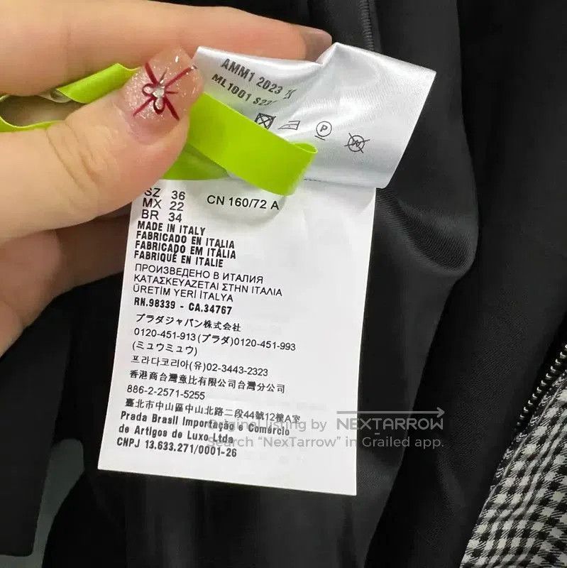 Miu Miu Miu Miu Gray Cotton Women's Jacket . Size XXS / US 00 / IT 34 - 4 Thumbnail
