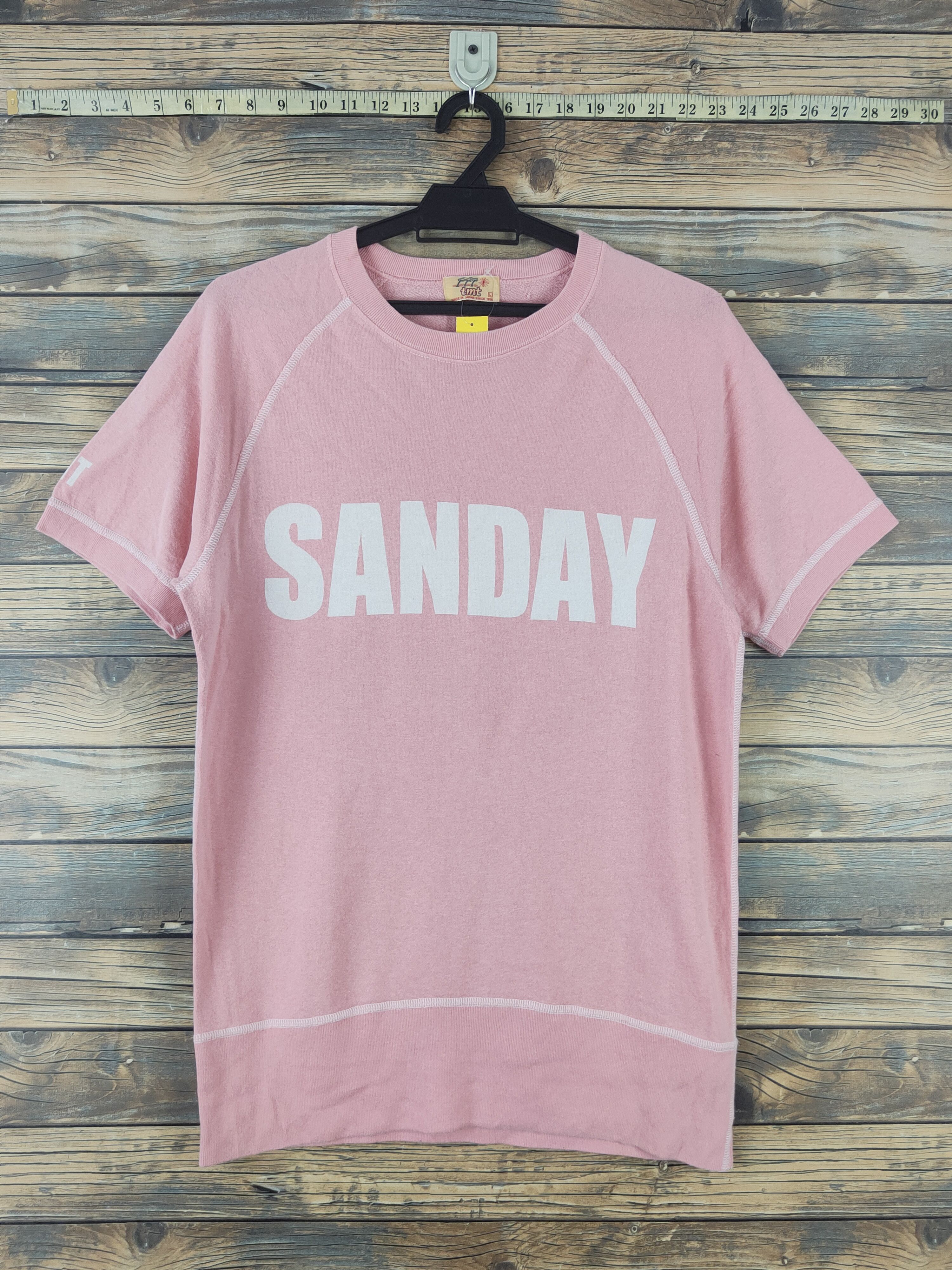 TMT DL Tmt made in Japan vintage Peach Short Sleeve T-shirt #822 Size L / US 10 / IT 46 - 1 Thumbnail