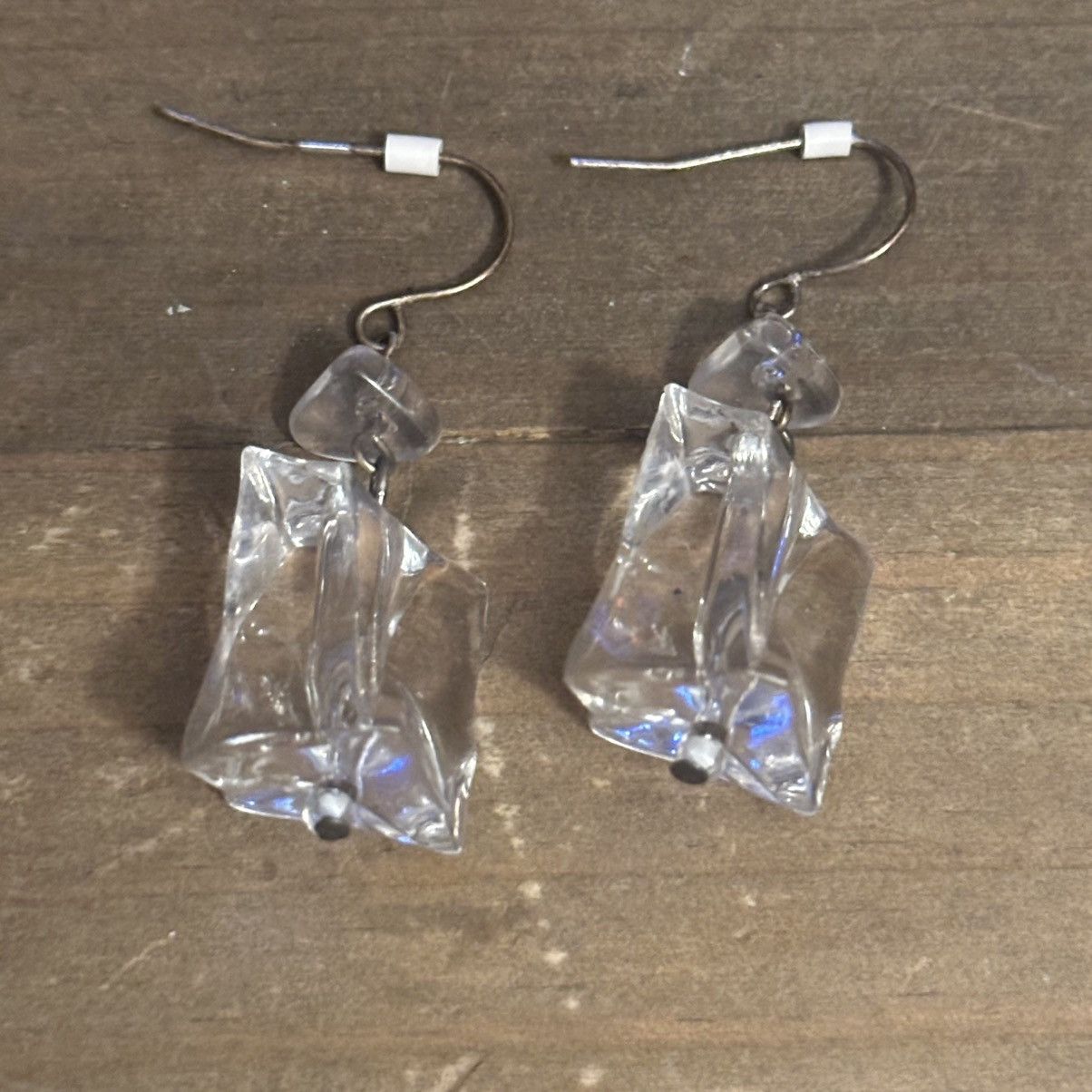 Other Floating lucite ice cube choker necklace and earrings set Size ONE SIZE - 6 Thumbnail