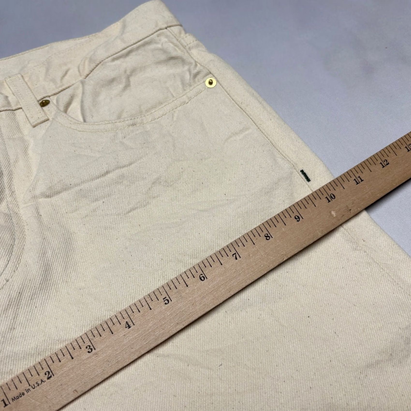 Sid Mashburn Sid Mashburn Jean Straight 31x32 Natural Rinse Denim Mens Size US 31 - 7 Thumbnail