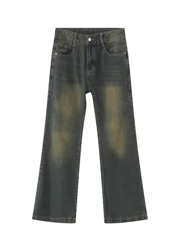 VIBE Vintage washed loose micro-flared jeans Size US 32 / EU 48 - 5 Thumbnail