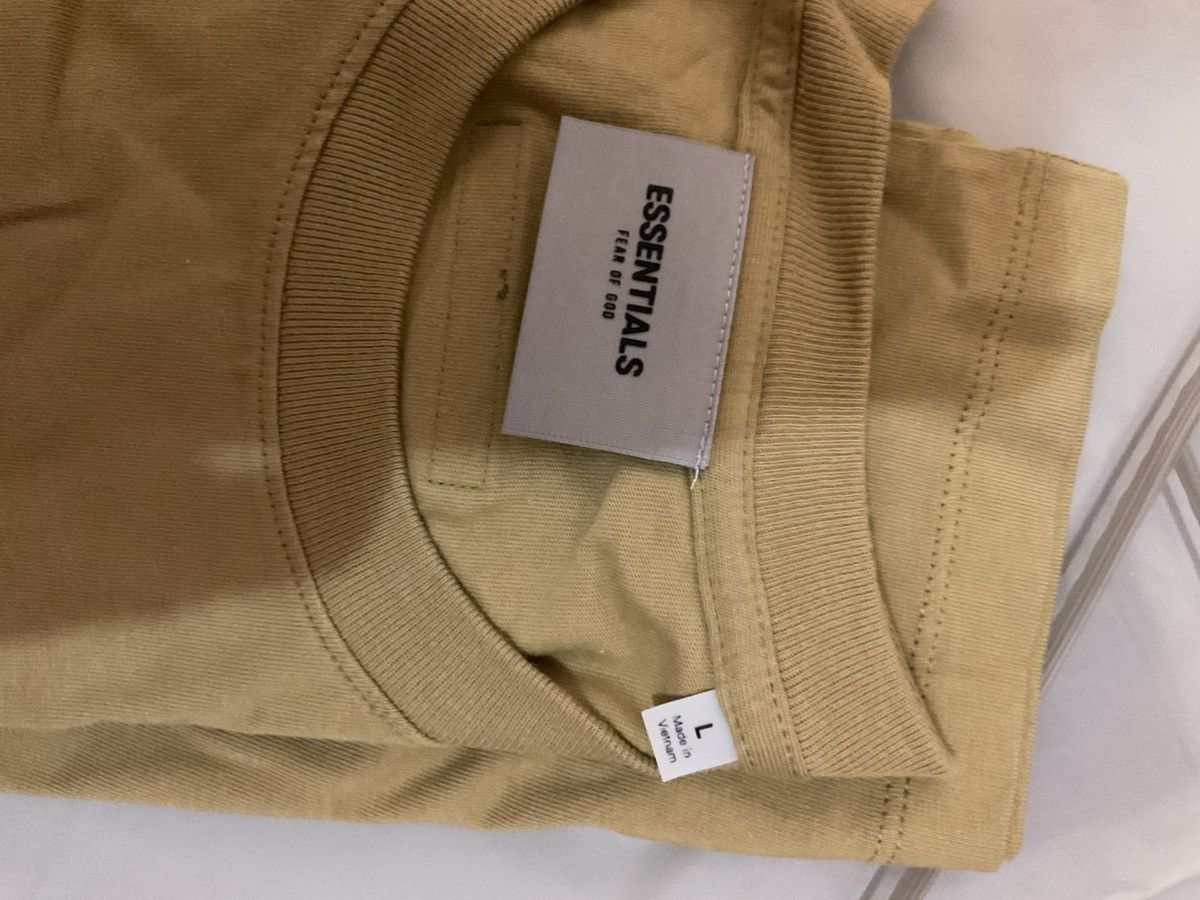 Fear of God Fear of God Essentials Short Sleeve Tee - Size L - Amber Size US L / EU 52-54 / 3 - 2 Thumbnail