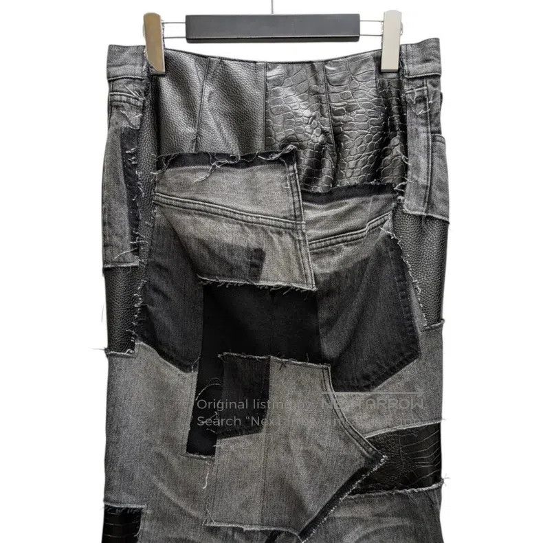 Junya Watanabe Junya Watanabe size S Denim Patchwork Skirt Size 23" - 5 Thumbnail