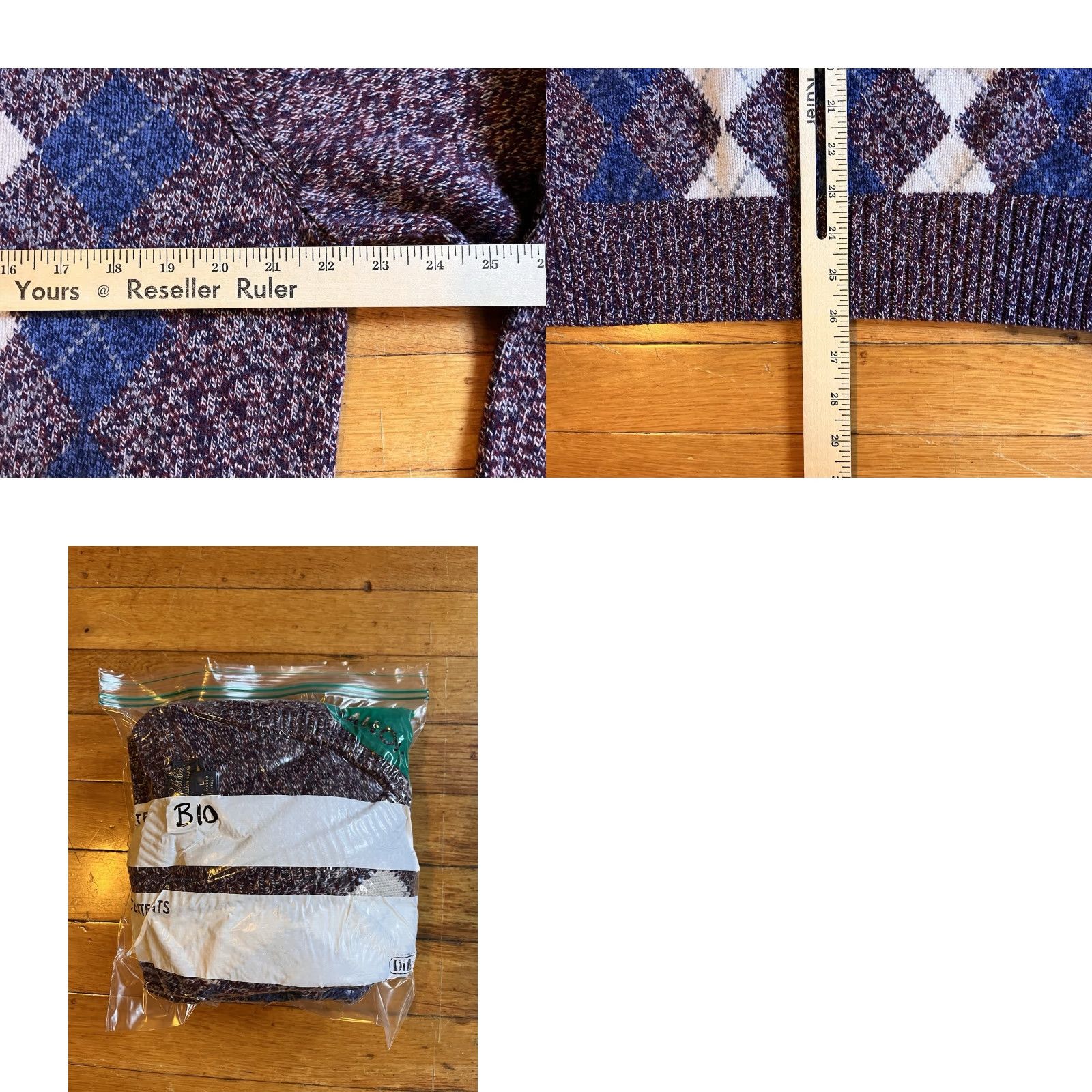 Brooks Brothers Brooks Brothers Italian Merino Wool Argyle Diamond Sweater Men’s L Multicolor Size US L / EU 52-54 / 3 - 8 Thumbnail