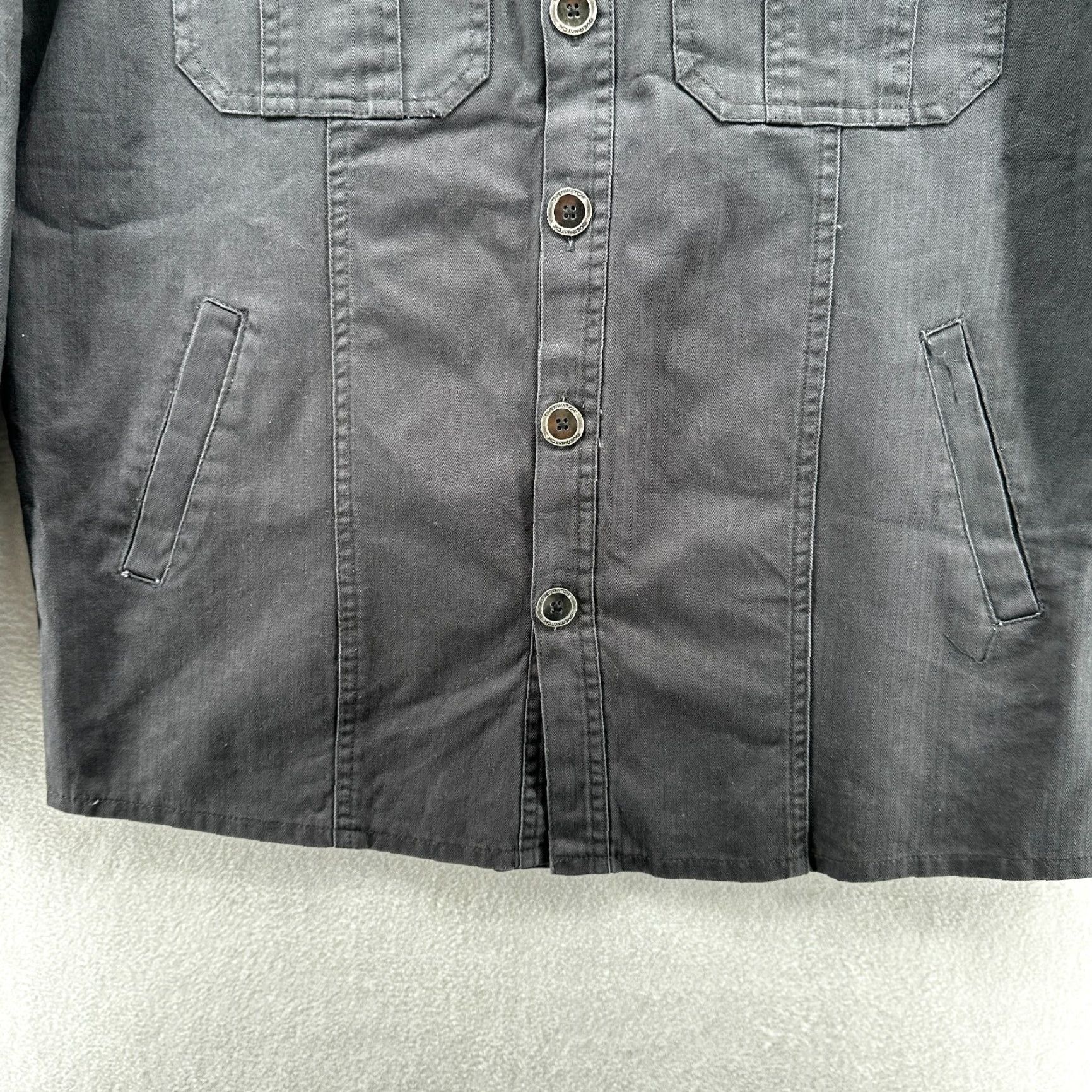 Vintage WeLoveFine Military Jacket Button Up Gray Men's Size Medium Long Sleeve Size US M / EU 48-50 / 2 - 6 Thumbnail