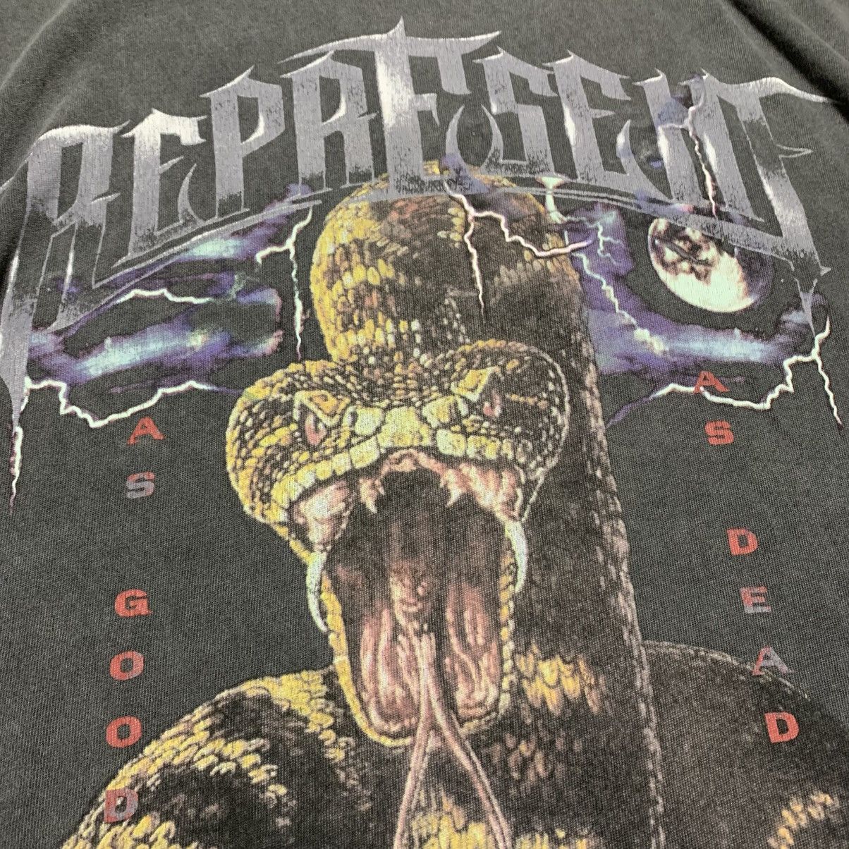 Represent Clo. Represent Large As Good As Dead Vintage Grey Tee Size US L / EU 52-54 / 3 - 3 Thumbnail