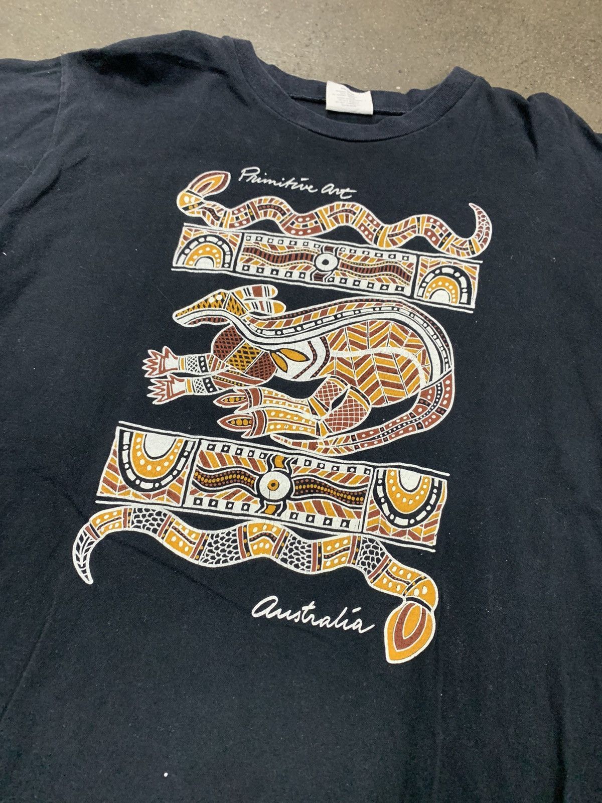 Vintage Vintage Aboriginal Art T-Shirt Size US L / EU 52-54 / 3 - 1 Thumbnail