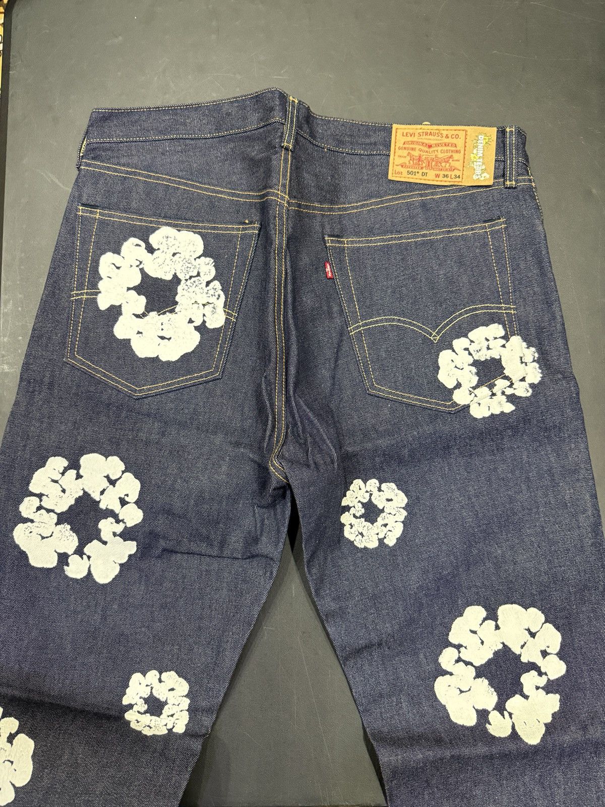 DENIM TEARS × Levi's levis denim tears Size US 36 / EU 52 - 2 Thumbnail