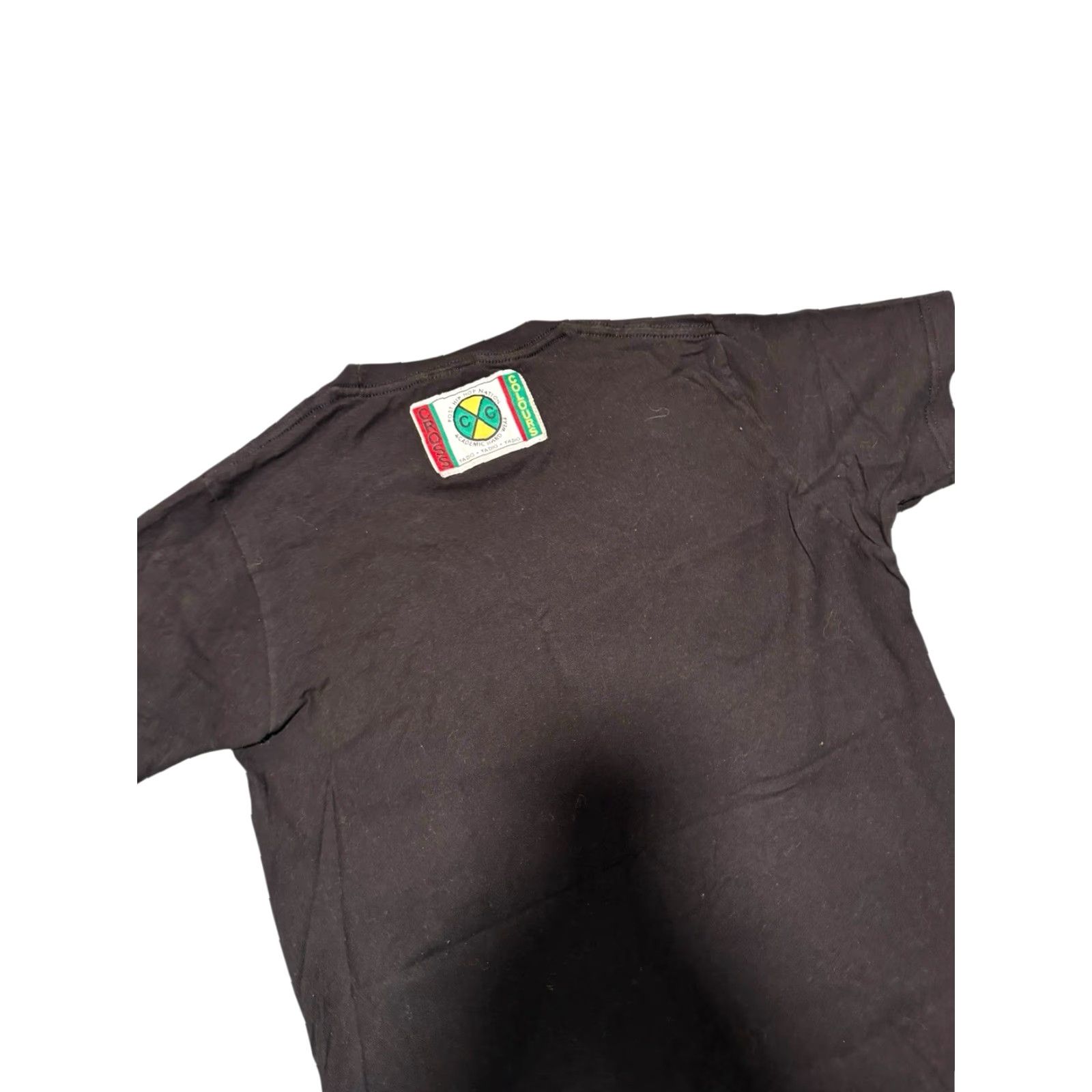 Vintage VINTAGE Cross Colours PEACE Stop-D the Violence Hip Hop Nation Men’s SML Rap Tee Shirt Short Sleeve Black Cotton Logo 90s Hip Hop Mens Size US S / EU 44-46 / 1 - 7 Thumbnail