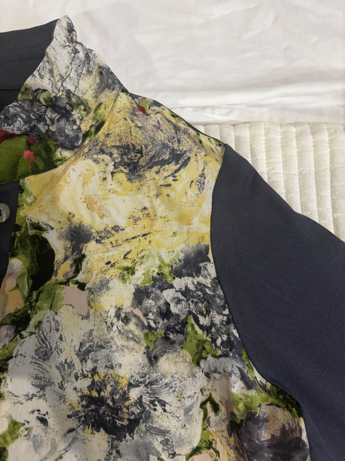 Other Floral & gray Blouse.wt711 Size L / US 10 / IT 46 - 4 Thumbnail