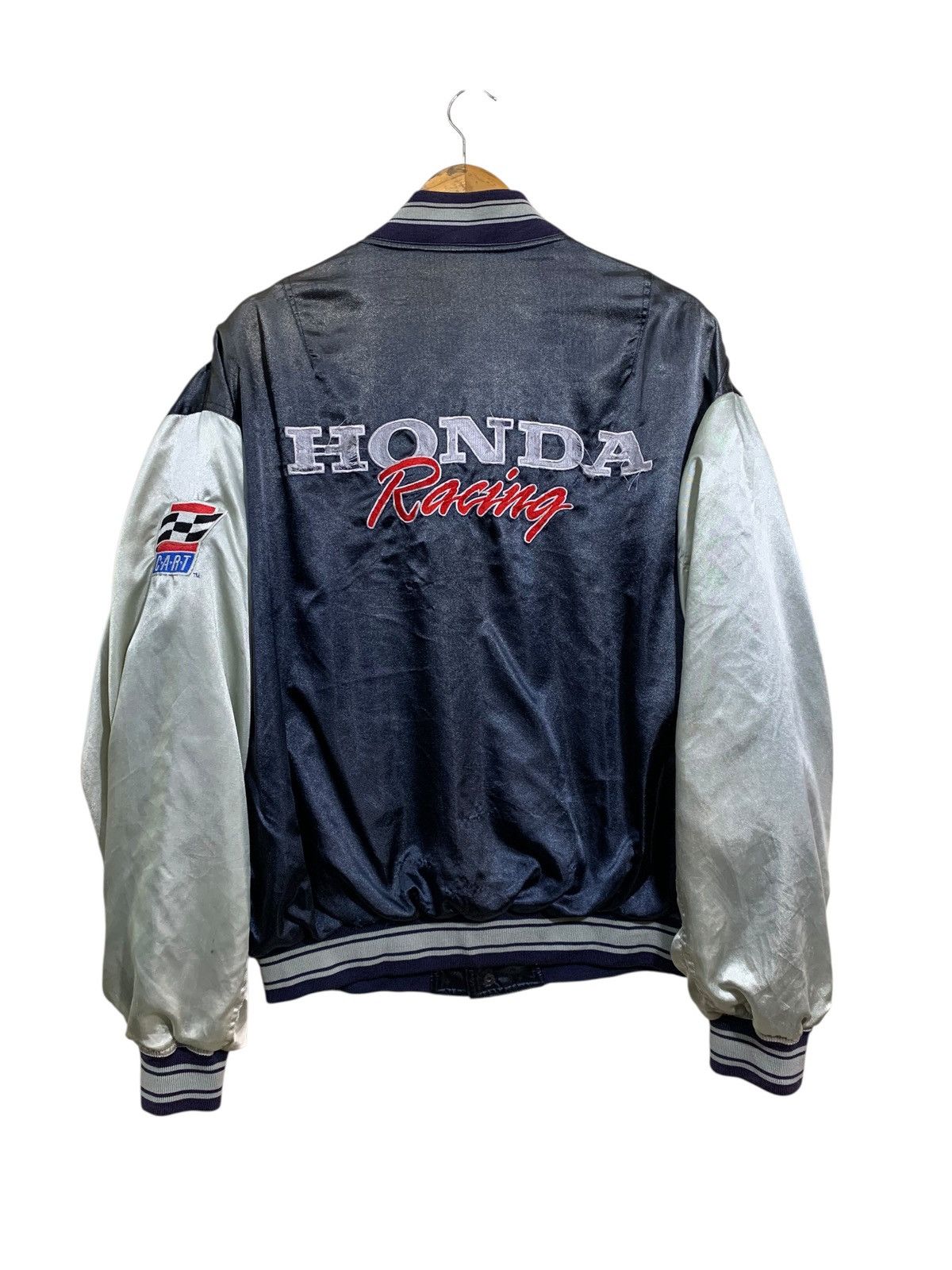 Honda 🔥VTG HONDA RACING RAYON SUKAJAN JACKETS Size US L / EU 52-54 / 3 - 5 Thumbnail