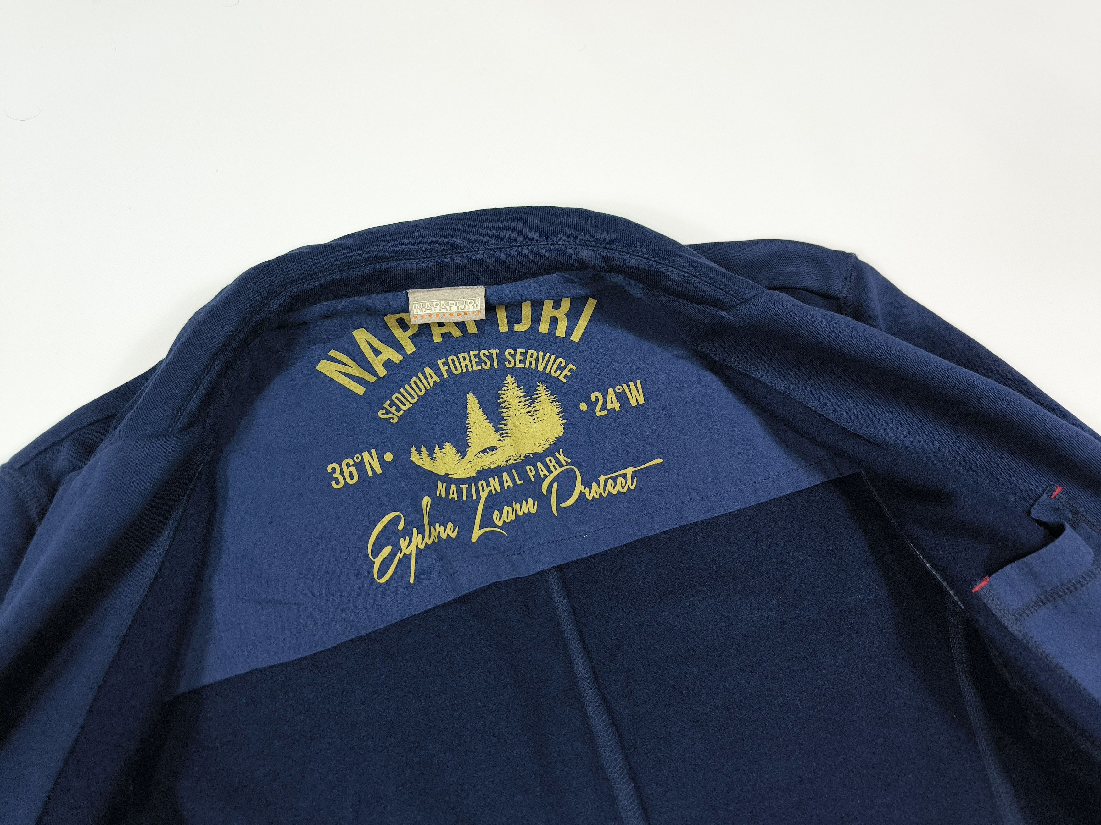 Napapijri Napapijri Blue Cotton Blend Blazer Jacket Size M Size US M / EU 48-50 / 2 - 7 Thumbnail