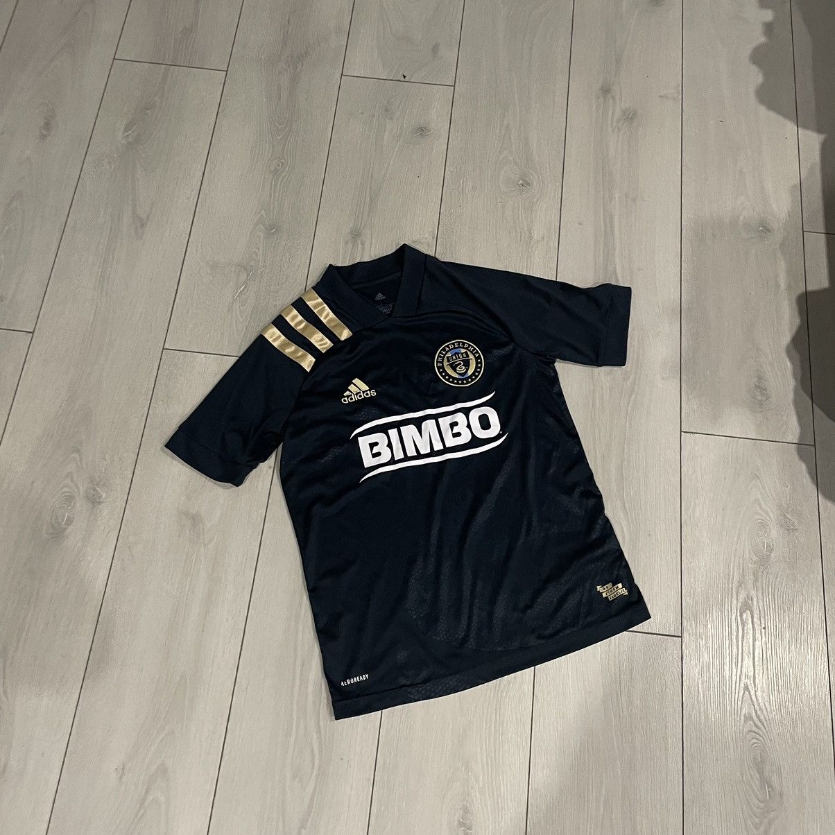 Adidas ⭐️ BIMBO Adidas Philadelphia Union Soccer Jersey TEE SHIRT Size US XS / EU 42 / 0 - 1 Thumbnail