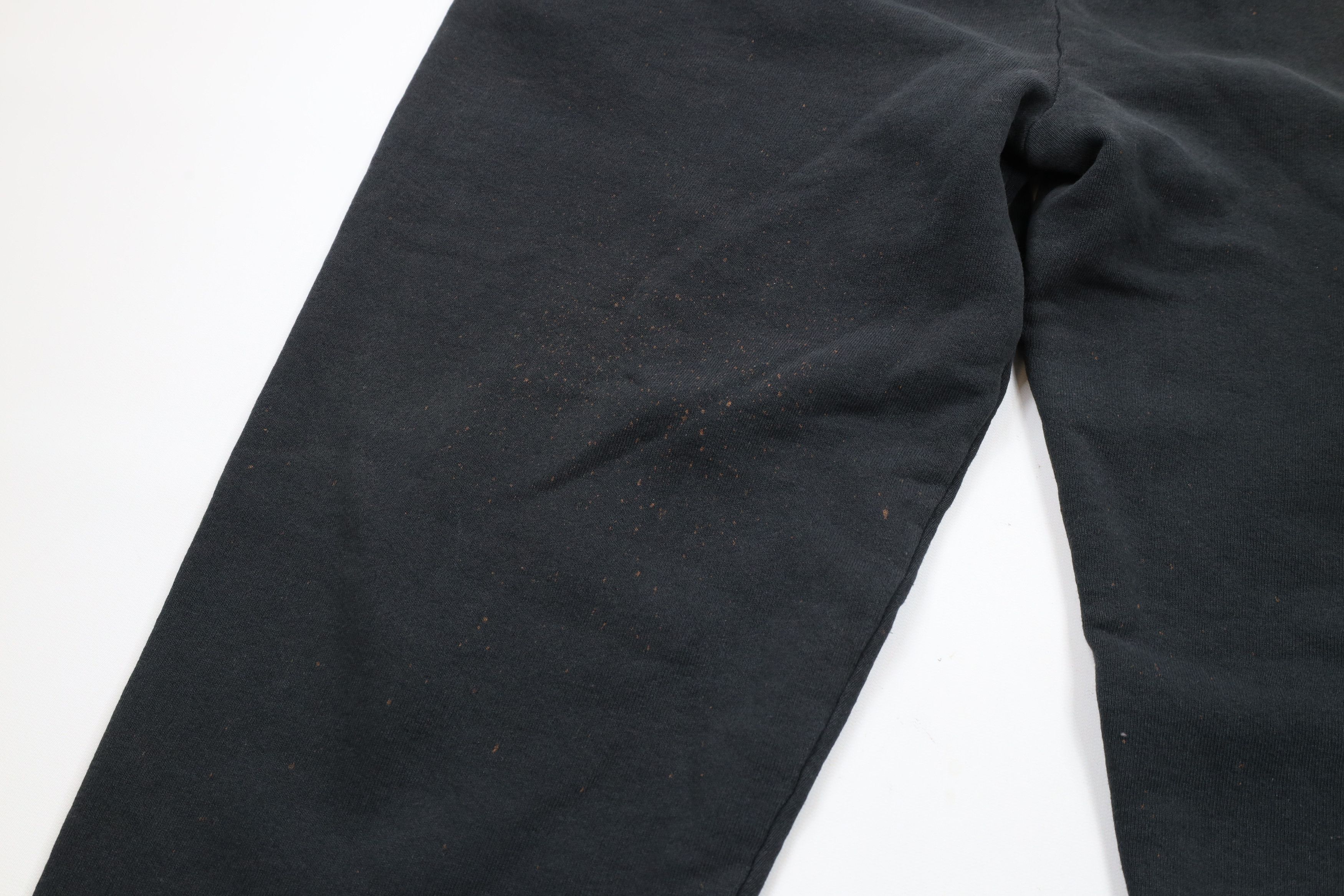 Vintage Vintage 90s Streetwear Blank Sweatpants Joggers Black USA Size US 38 / EU 54 - 5 Thumbnail