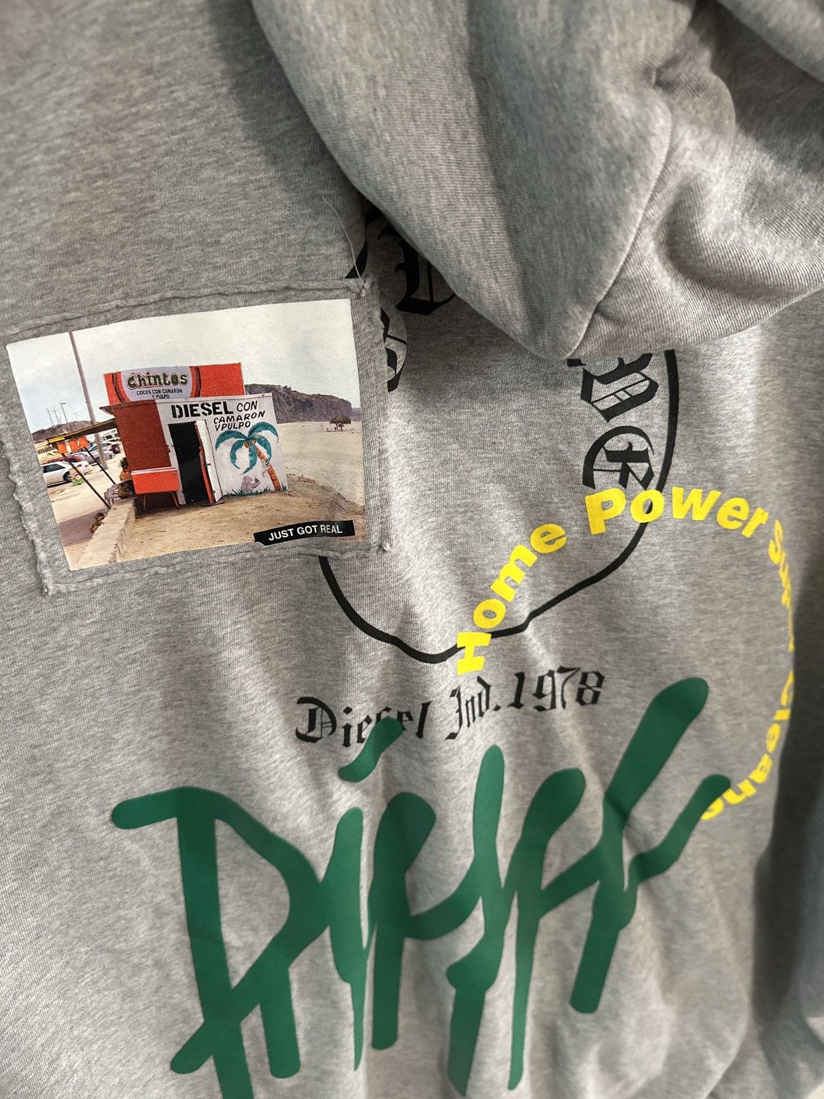 Diesel Grey Diesel INUTILITY Hoodie Size US XXL / EU 58 / 5 - 5 Thumbnail
