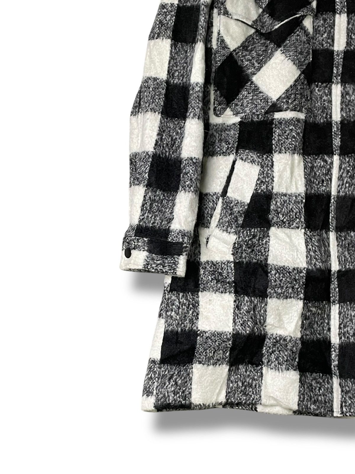 Forever 21 × Vintage Forever 21 Wool Checked Coat (51) Size US L / EU 52-54 / 3 - 6 Thumbnail