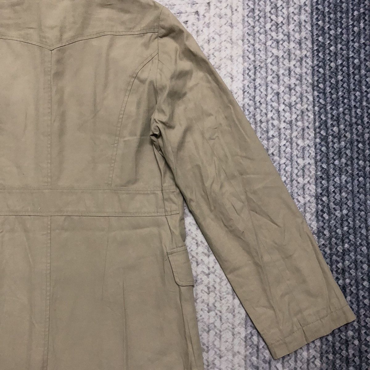 Issey Miyake × Japanese Brand Rare Distressed I.S. Sunao Kuwahara Long Jacket Size US XS / EU 42 / 0 - 12 Thumbnail