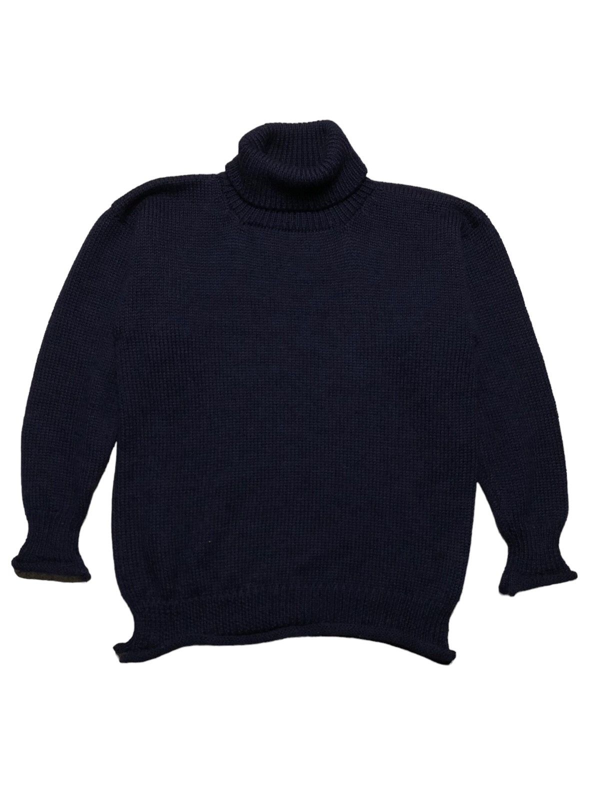 XENIA TELUNTS Xenia Telunts Knitwear Sweater Navy Fisherman Wool Heavy S 1 Size US S / EU 44-46 / 1 - 1 Thumbnail
