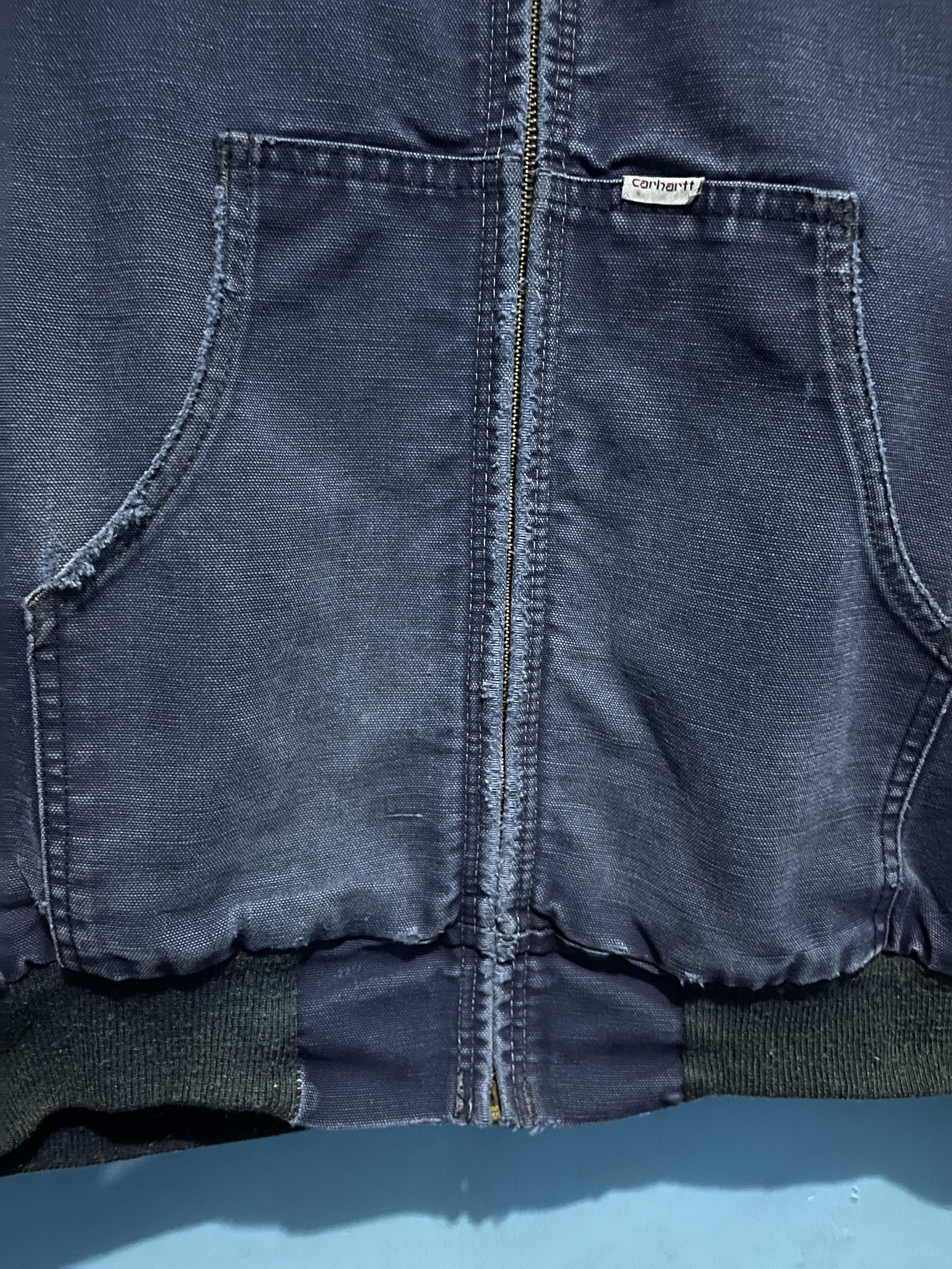 Carhartt Carhartt Blue Work Wear Hooded Jacket Size US L / EU 52-54 / 3 - 7 Thumbnail