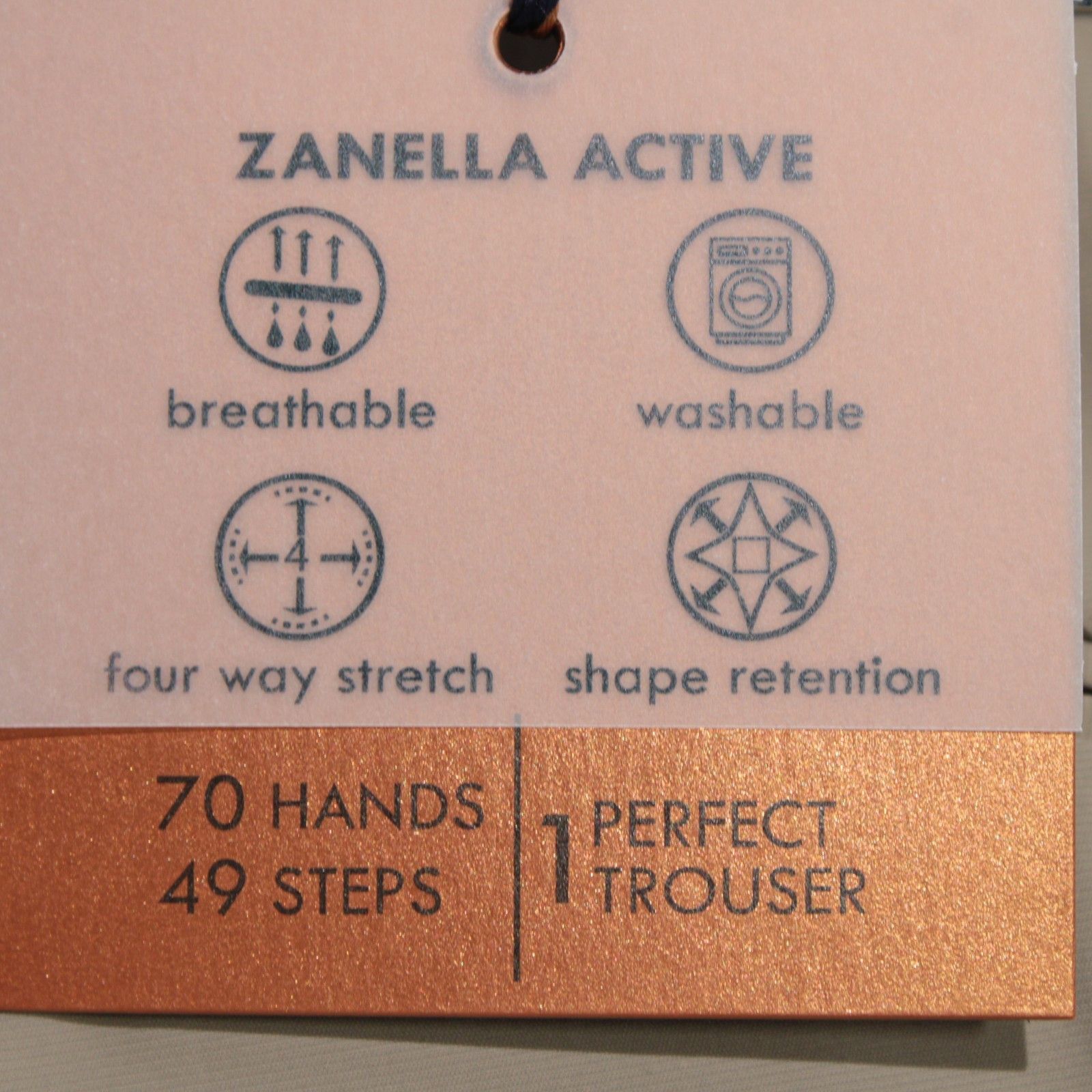 Zanella Zanella New with tags Dress Pants Size 35 US In Beige Size US 35 - 6 Thumbnail