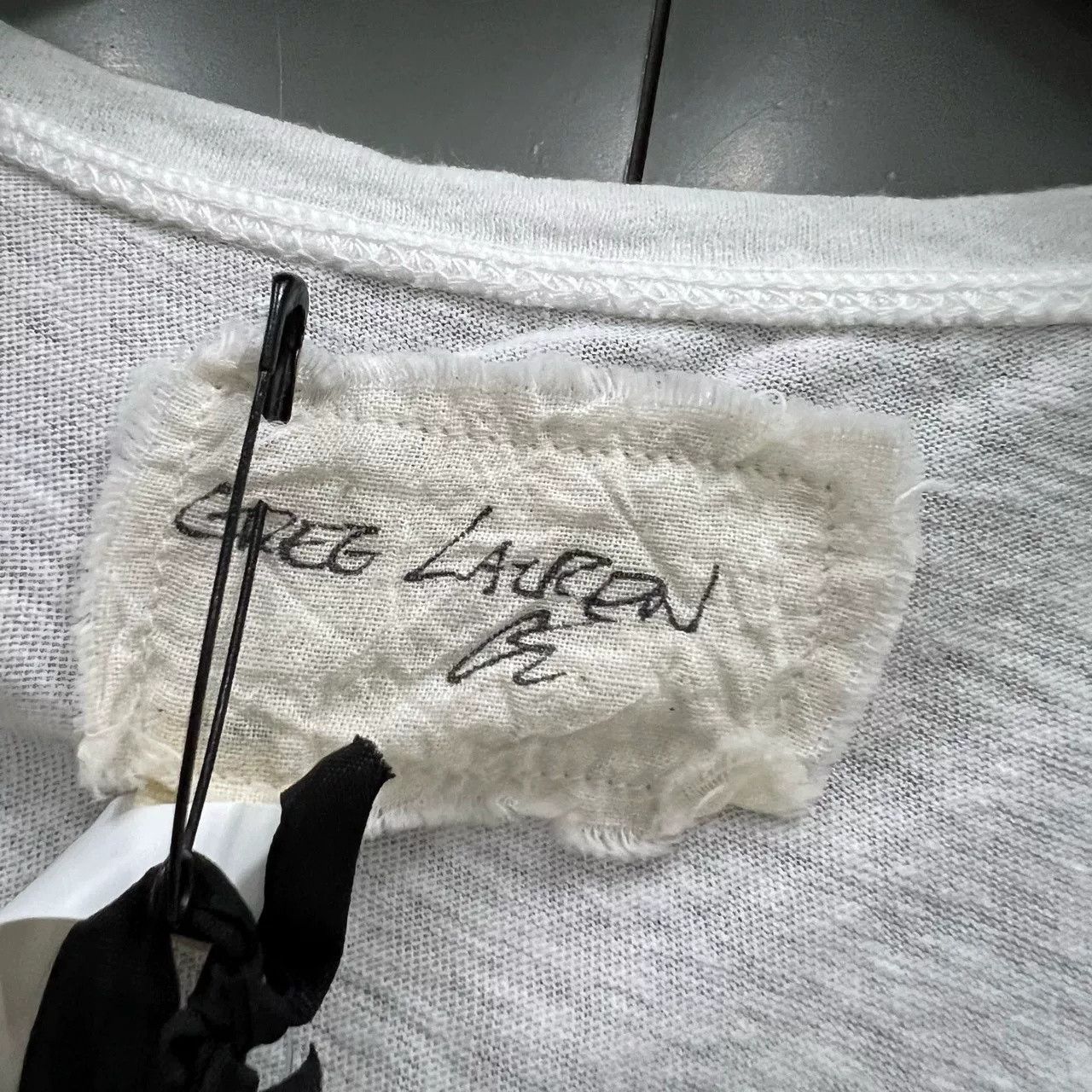 Greg Lauren GREG LAUREN White Distressed Graphic Tee Size US S / EU 44-46 / 1 - 4 Thumbnail