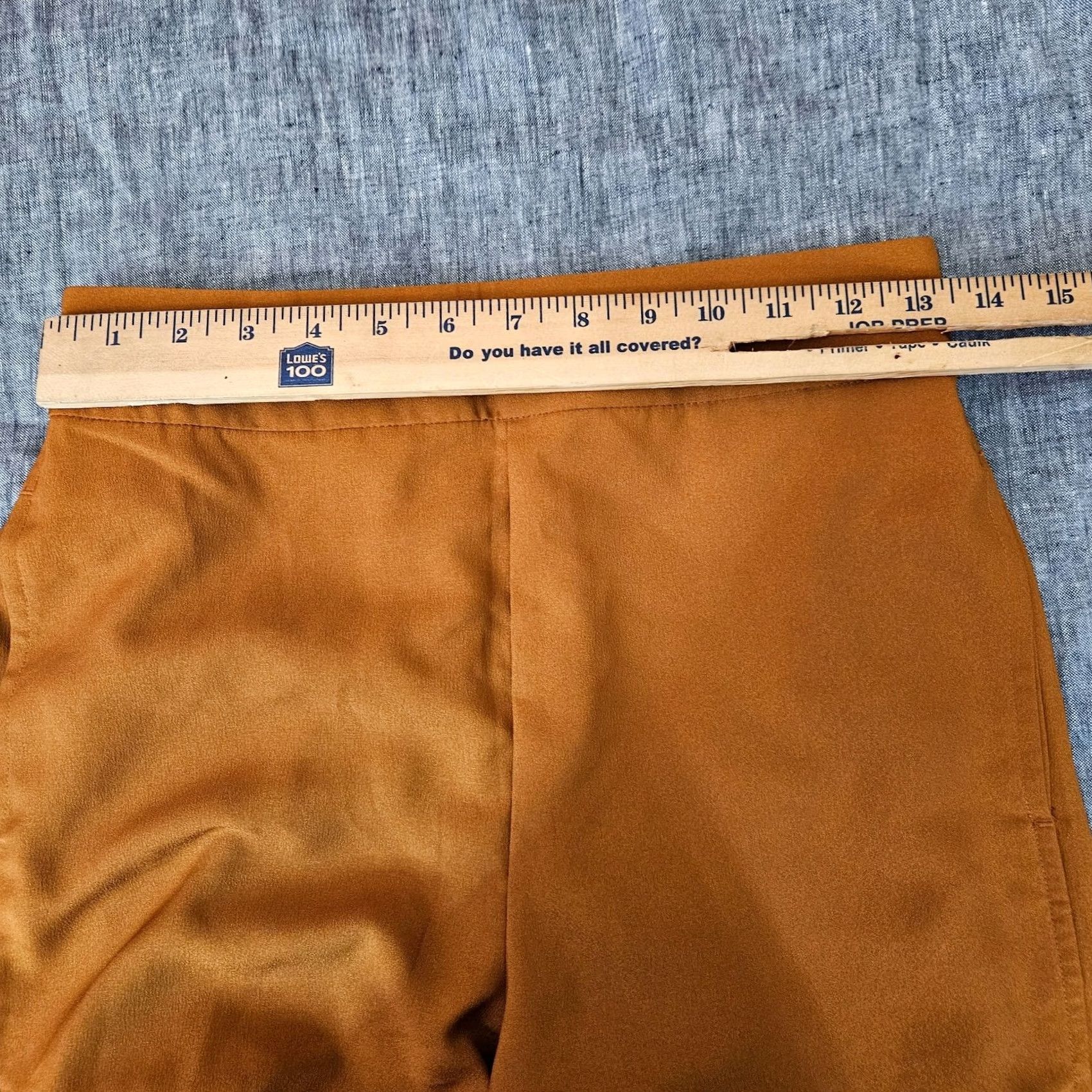 Madewell Madewell Women Wide Leg Size Small Brown High Rise Cropped Casual Pants Size 28" / US 6 / IT 42 - 3 Thumbnail