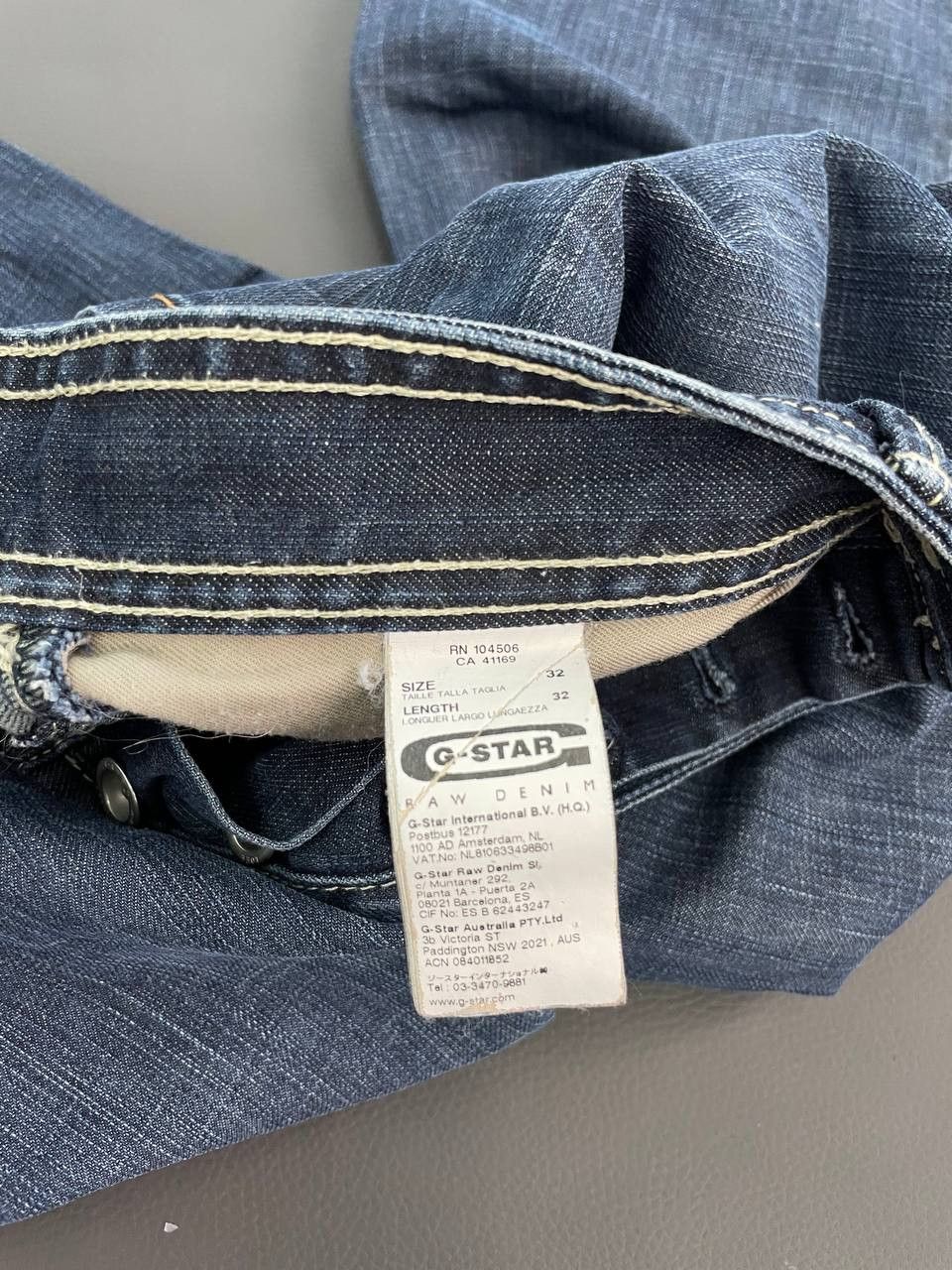 G-Star Vintage Gstar Raw denim Jeans Baggy Drill cargo Oldmoney Size US 32 / EU 48 - 7 Thumbnail
