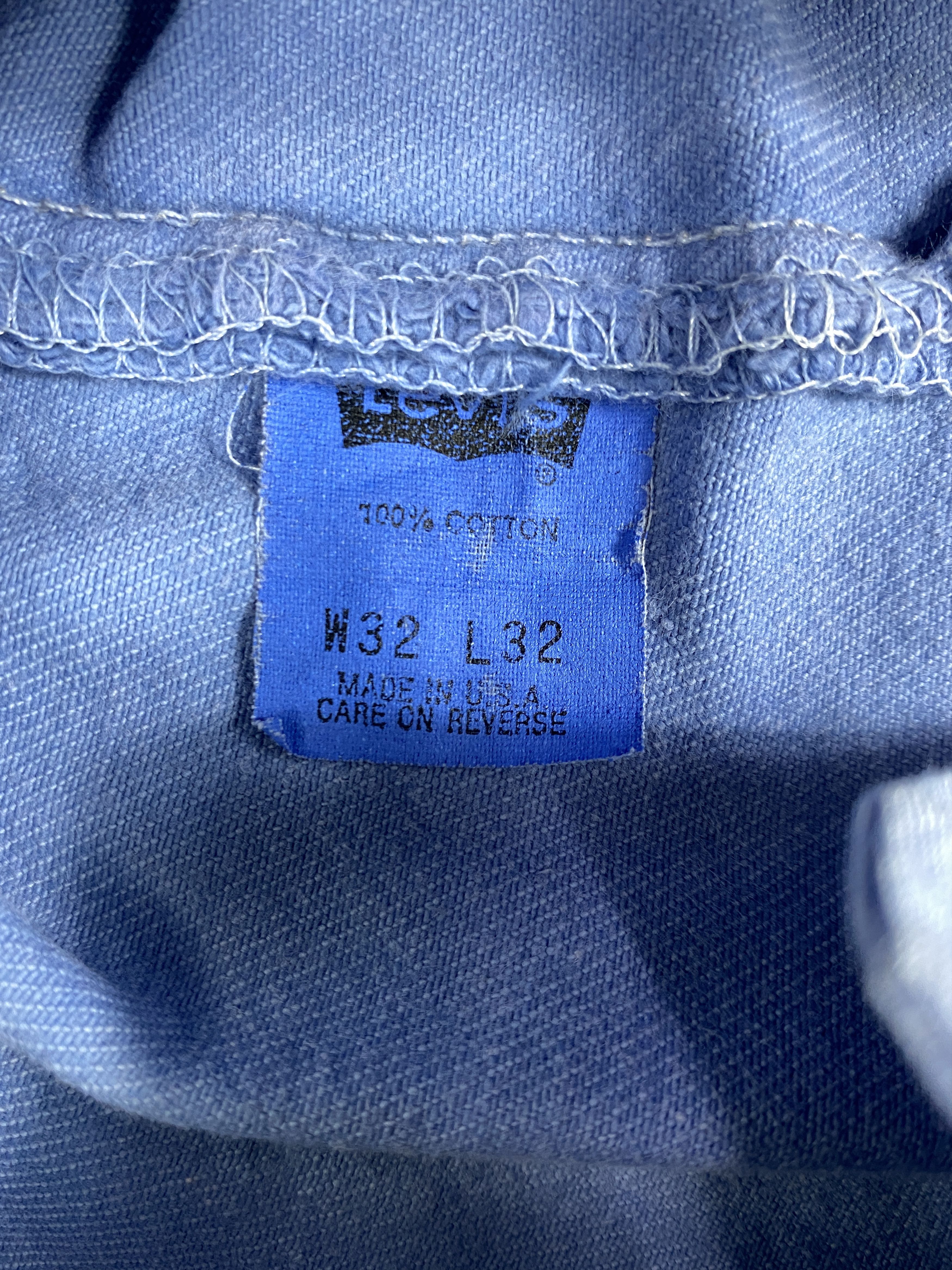 Levi's 90's Blue Vintage Levi's 501 USA Jeans 30x29 Denim -JN1601 Size US 30 / EU 46 - 9 Thumbnail