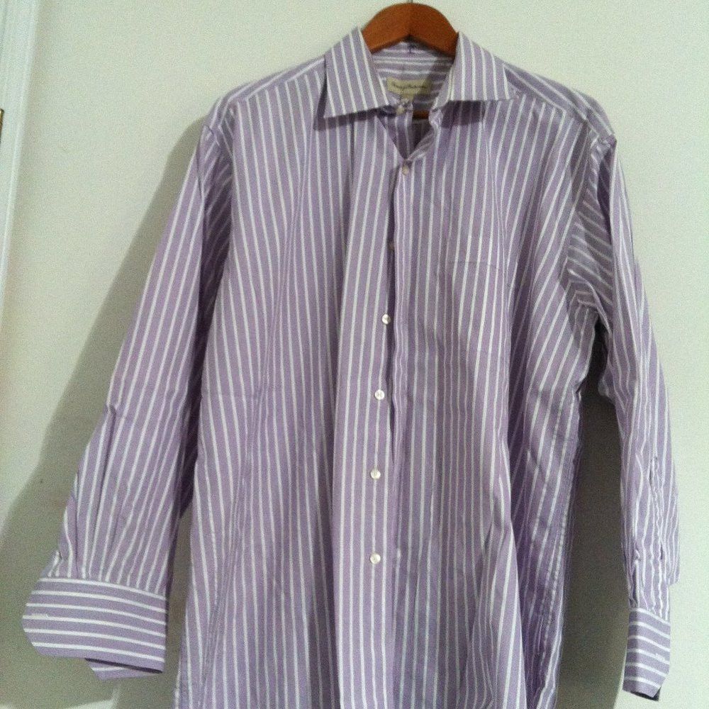 Tommy Bahama TOMMY BAHAMA MENS COTTON BUTTON DOWN CASUAL SHIRT 17/32-33 Size US XL / EU 56 / 4 - 4 Thumbnail