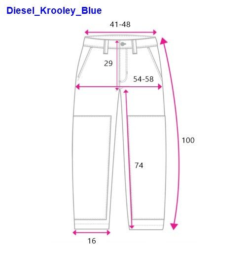 Diesel Diesel Krooley-Ne Jogg Jeans Denim Sweatpants Blue Mens 30 Size US 30 / EU 46 - 2 Thumbnail