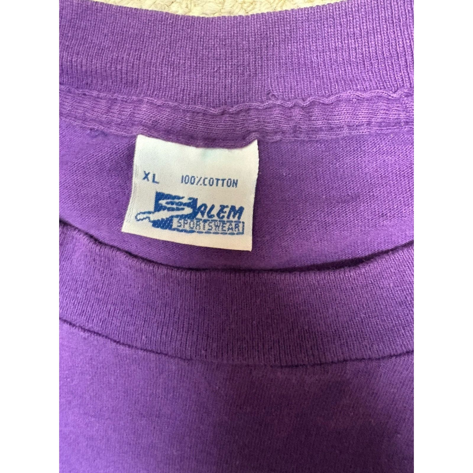 Salem Sportswear Vintage 1990 LA Lakers Magic Johnson XL Salem 90s Rare Size US XL / EU 56 / 4 - 4 Thumbnail