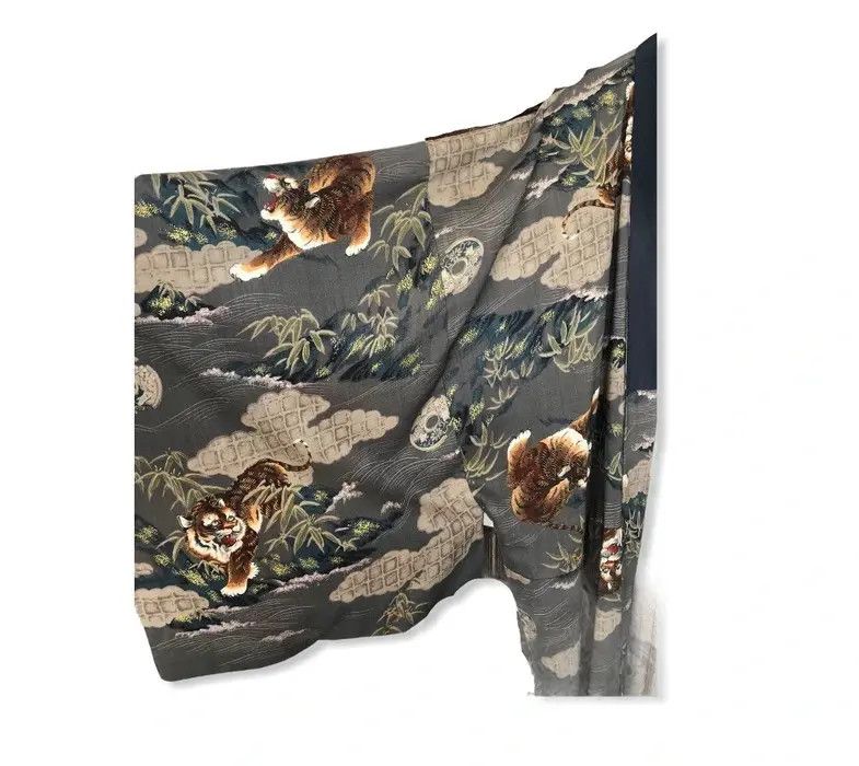Japanese Brand Kimono overprint Tiger Japanese Traditional Jacket 🧥 Size US L / EU 52-54 / 3 - 3 Thumbnail